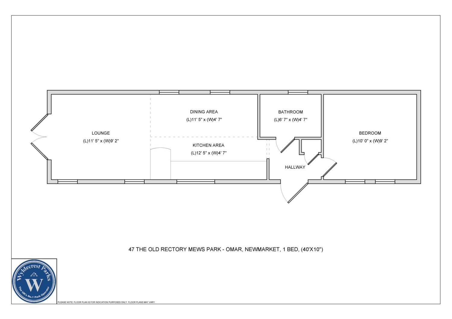 1, The Old Rectory Park, St Columb Major floorplan