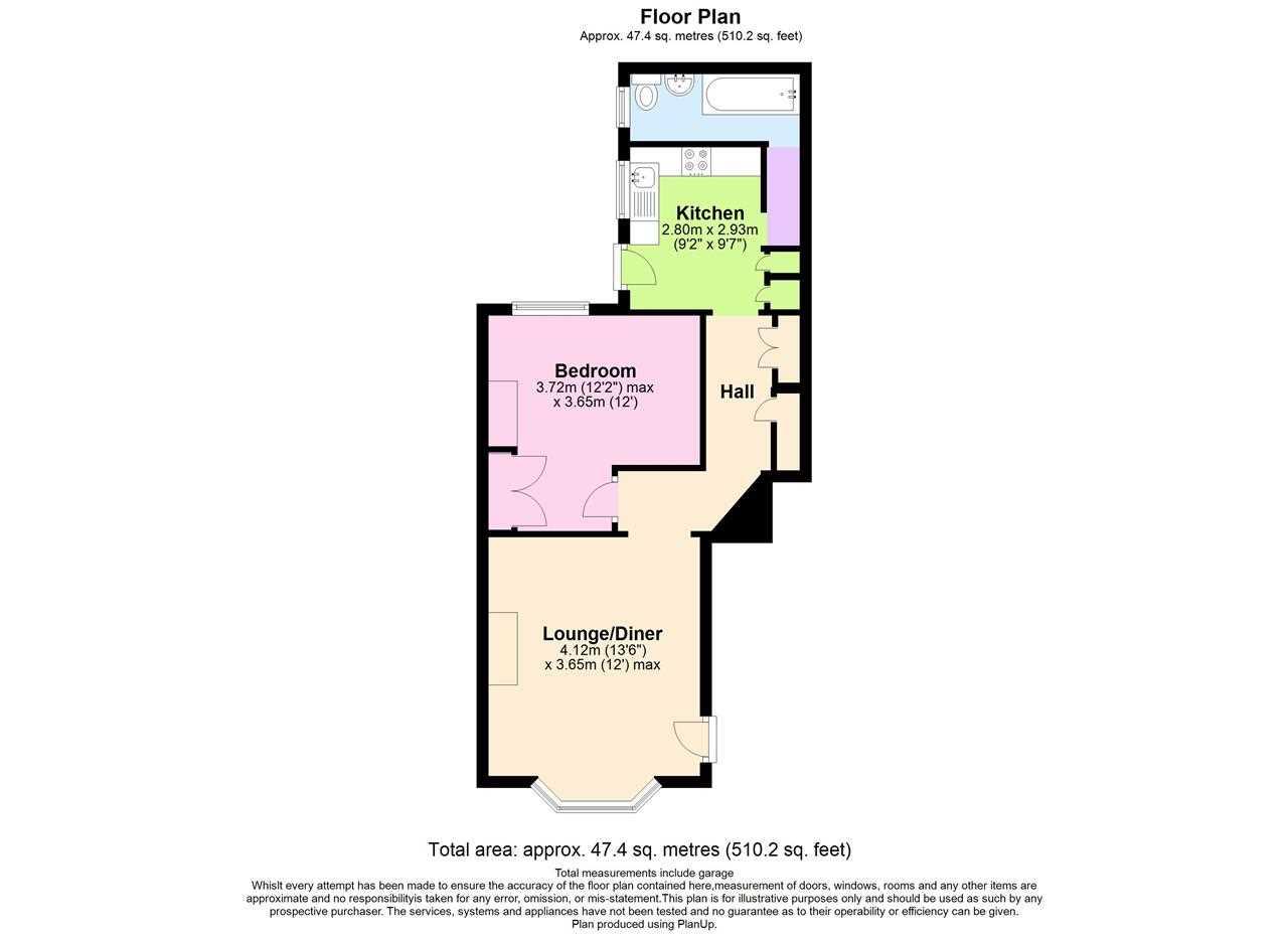 9B, Croft Road, Godalming floorplan