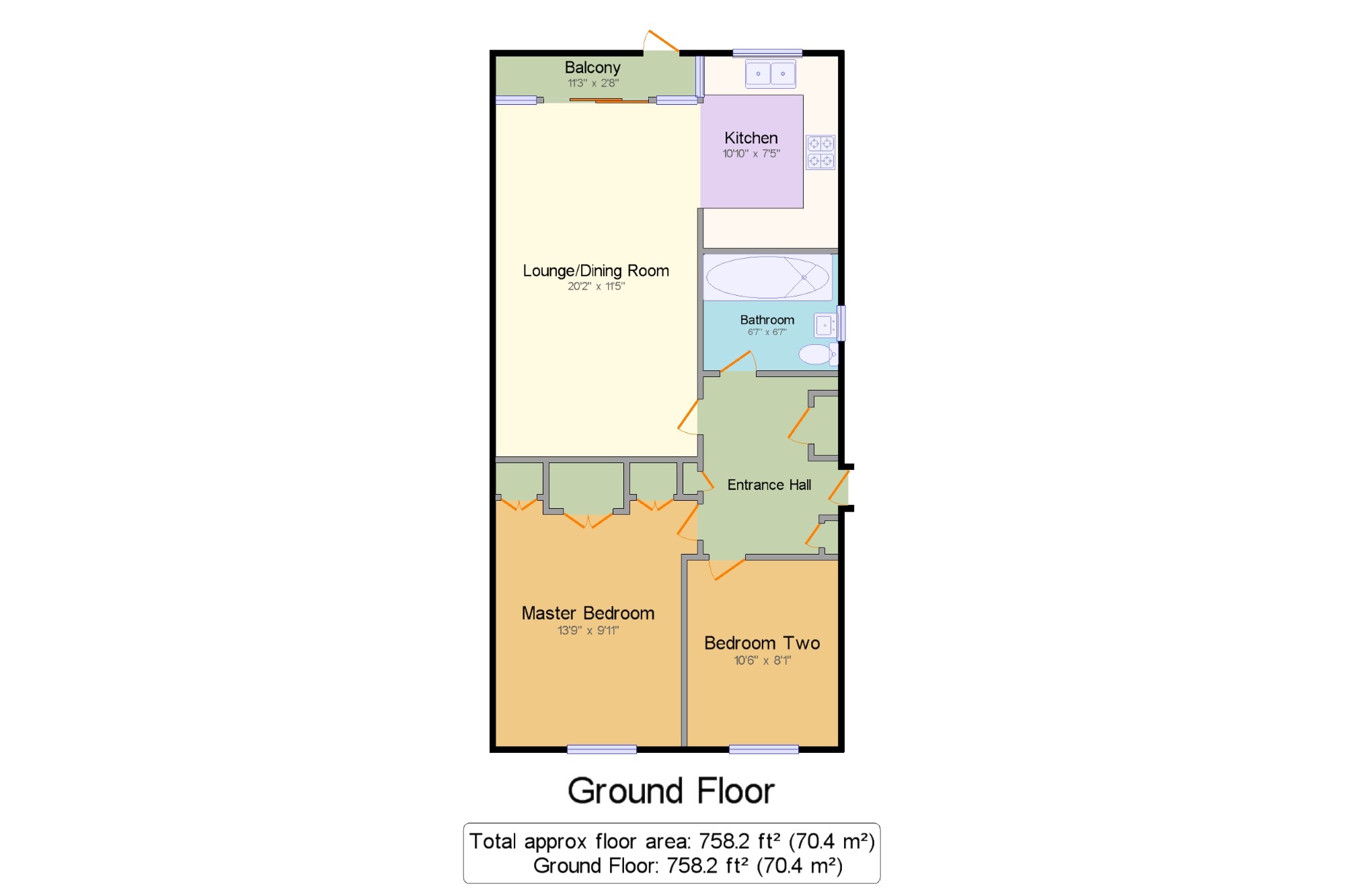 2 Bedrooms Flat for sale in Cranwell Court, Wickham Road, Shirley, Croydon CR0