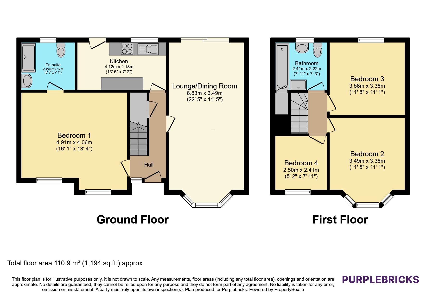 53, Laburnum Road, Wolverhampton floorplan