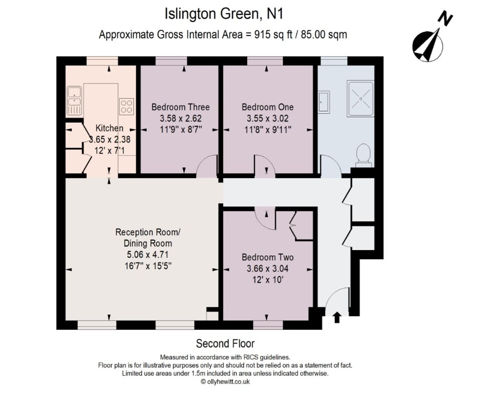 22a Islington Green, London floorplan