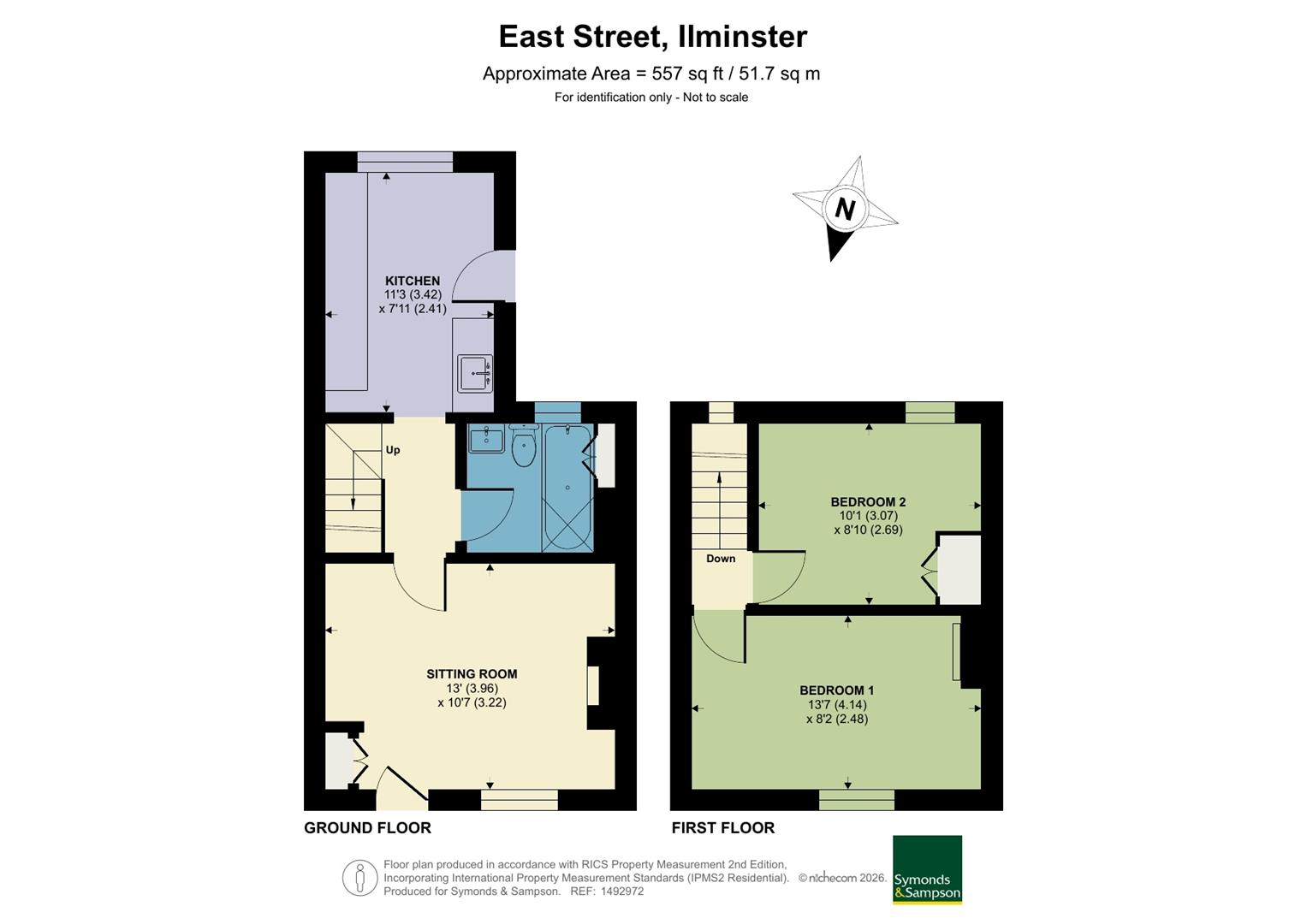 46, East Street, Ilminster floorplan