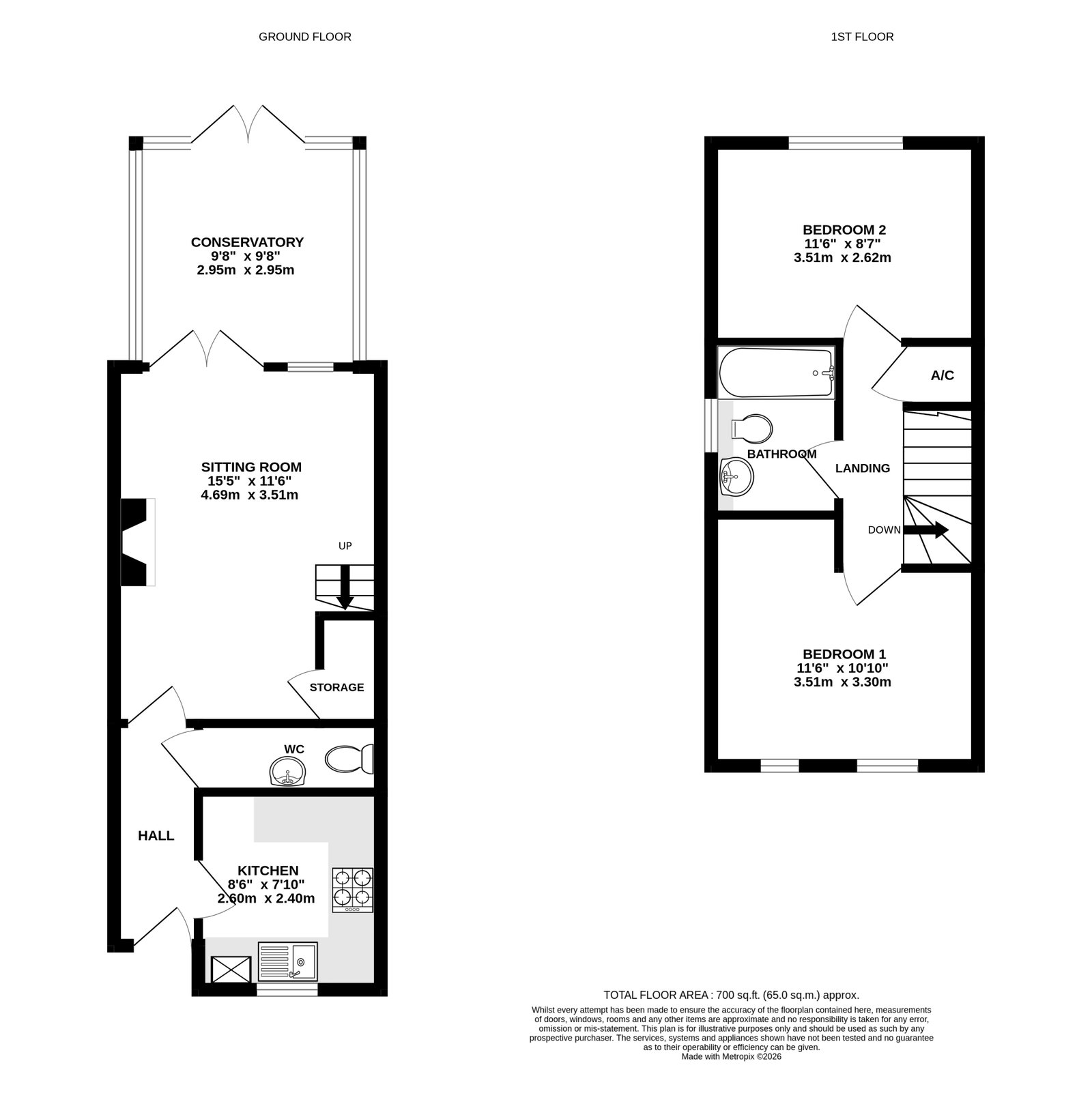 68, Kernal Road, Hereford floorplan
