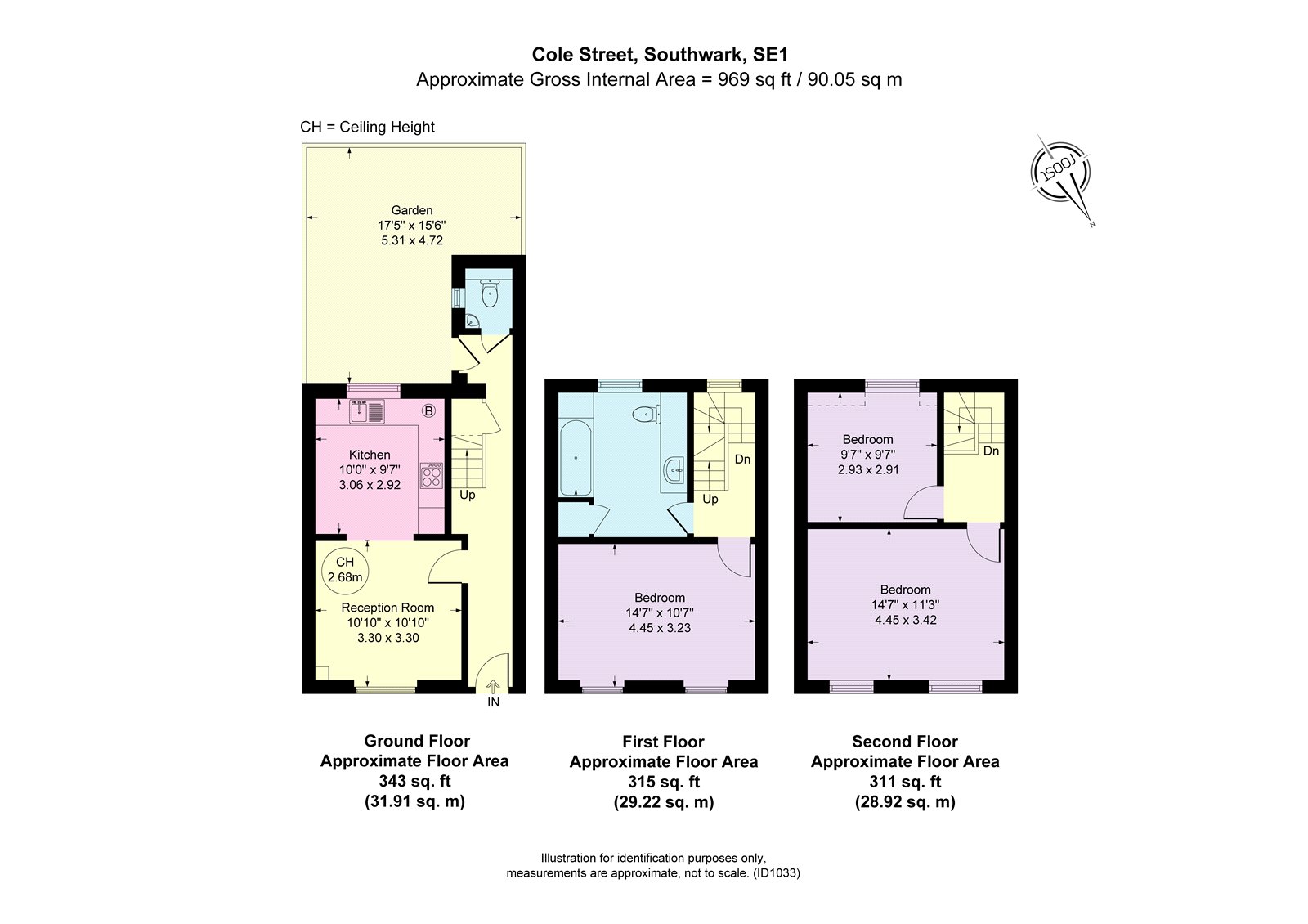 24, Cole Street, London floorplan
