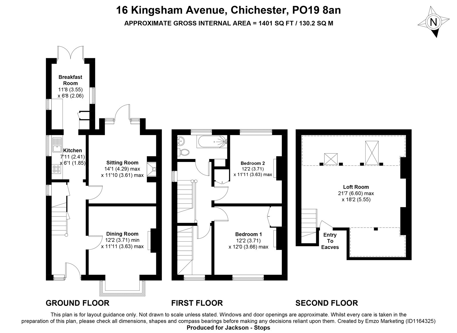 16, Kingsham Avenue, West Sussex floorplan