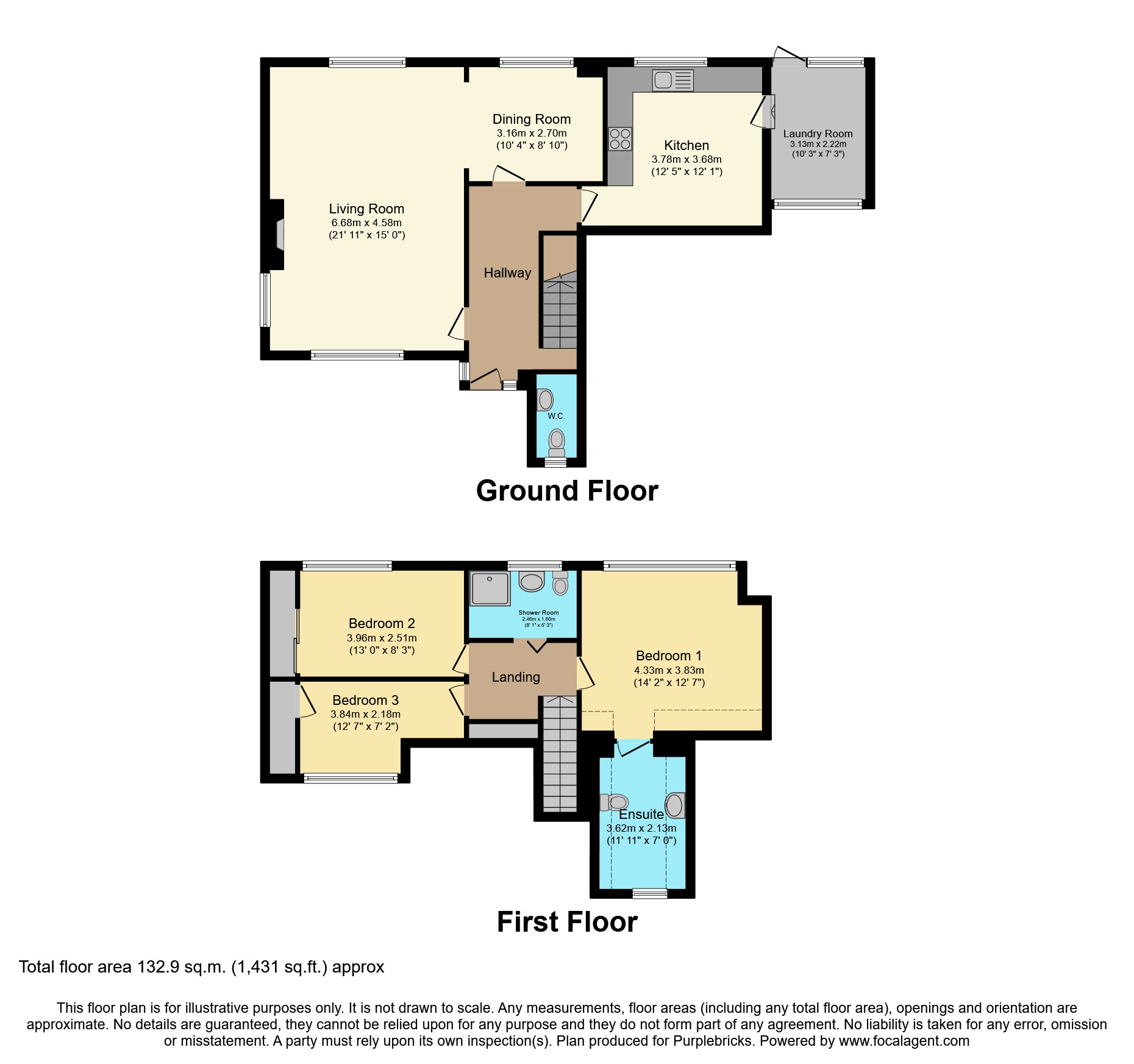 2c, Field Head Lane, Batley floorplan