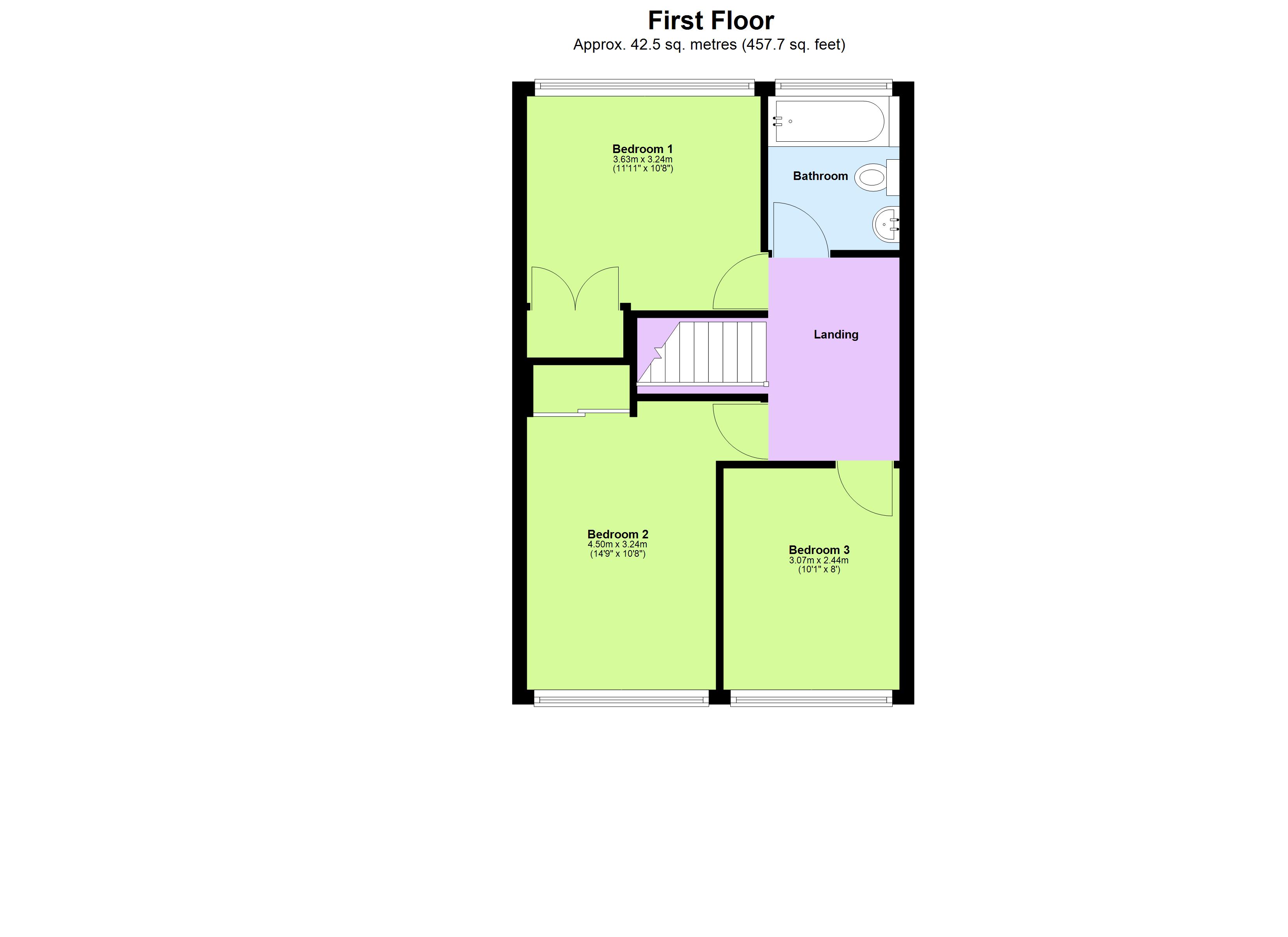 23, Ryder Close, Hemel Hempstead floorplan