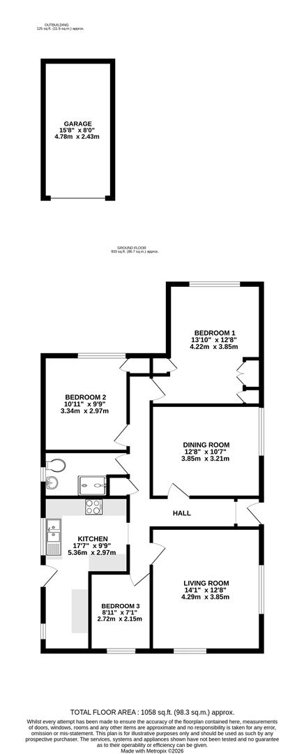 4, Poplar Road, Uxbridge floorplan