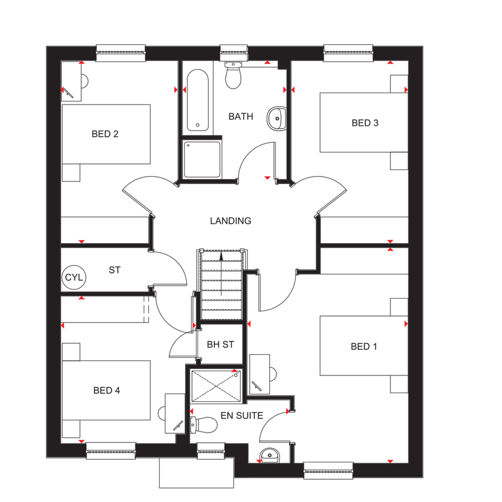 HA50616, Scott Glynn Walk, Tranent floorplan