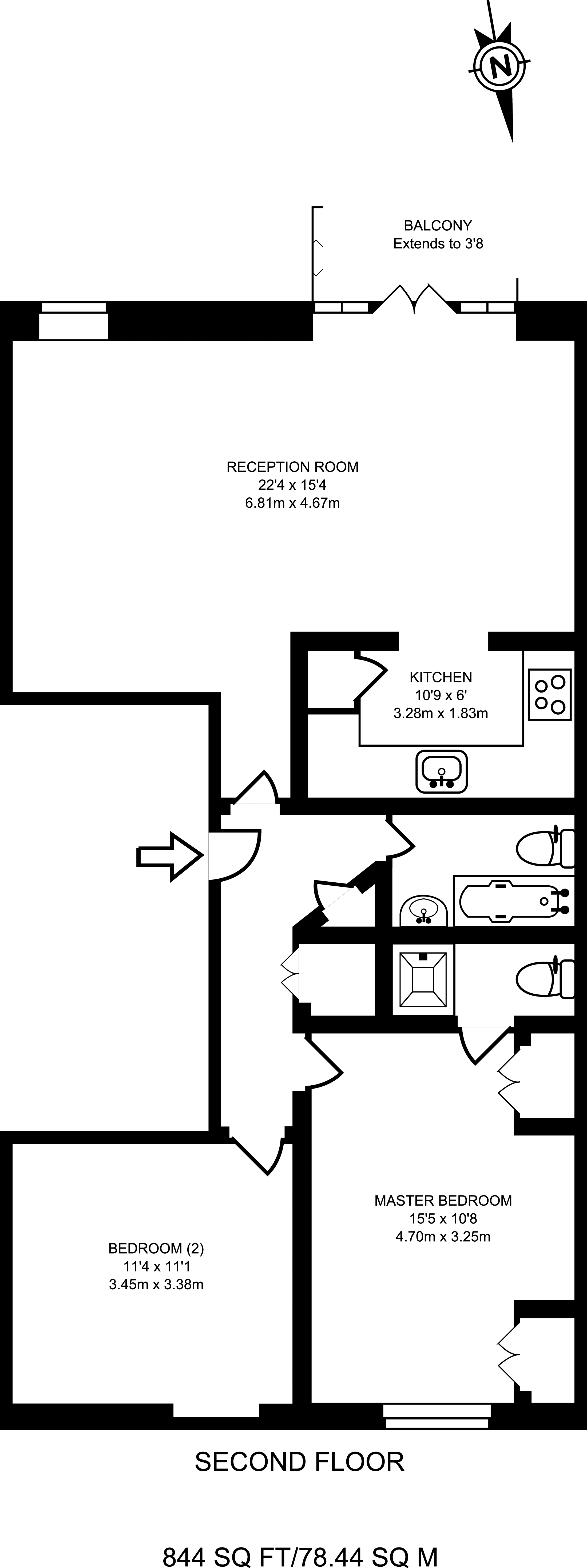 2 Bedrooms Flat to rent in Folgate Street, Spitalfields, London E1
