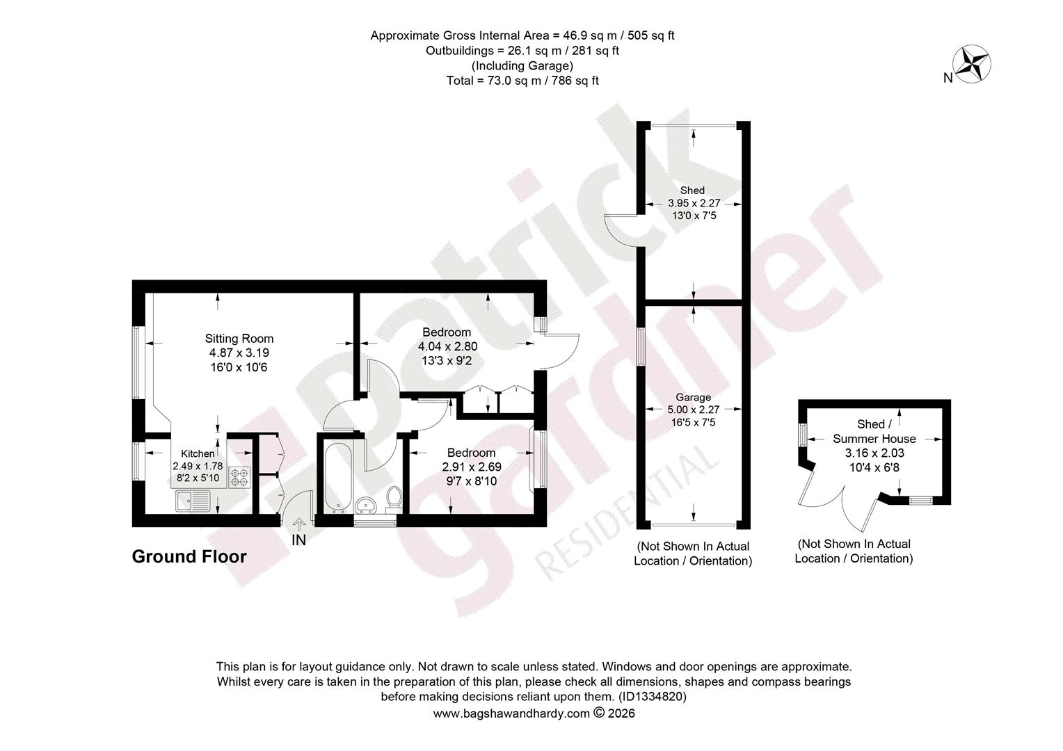 20, Parr Close, Leatherhead floorplan