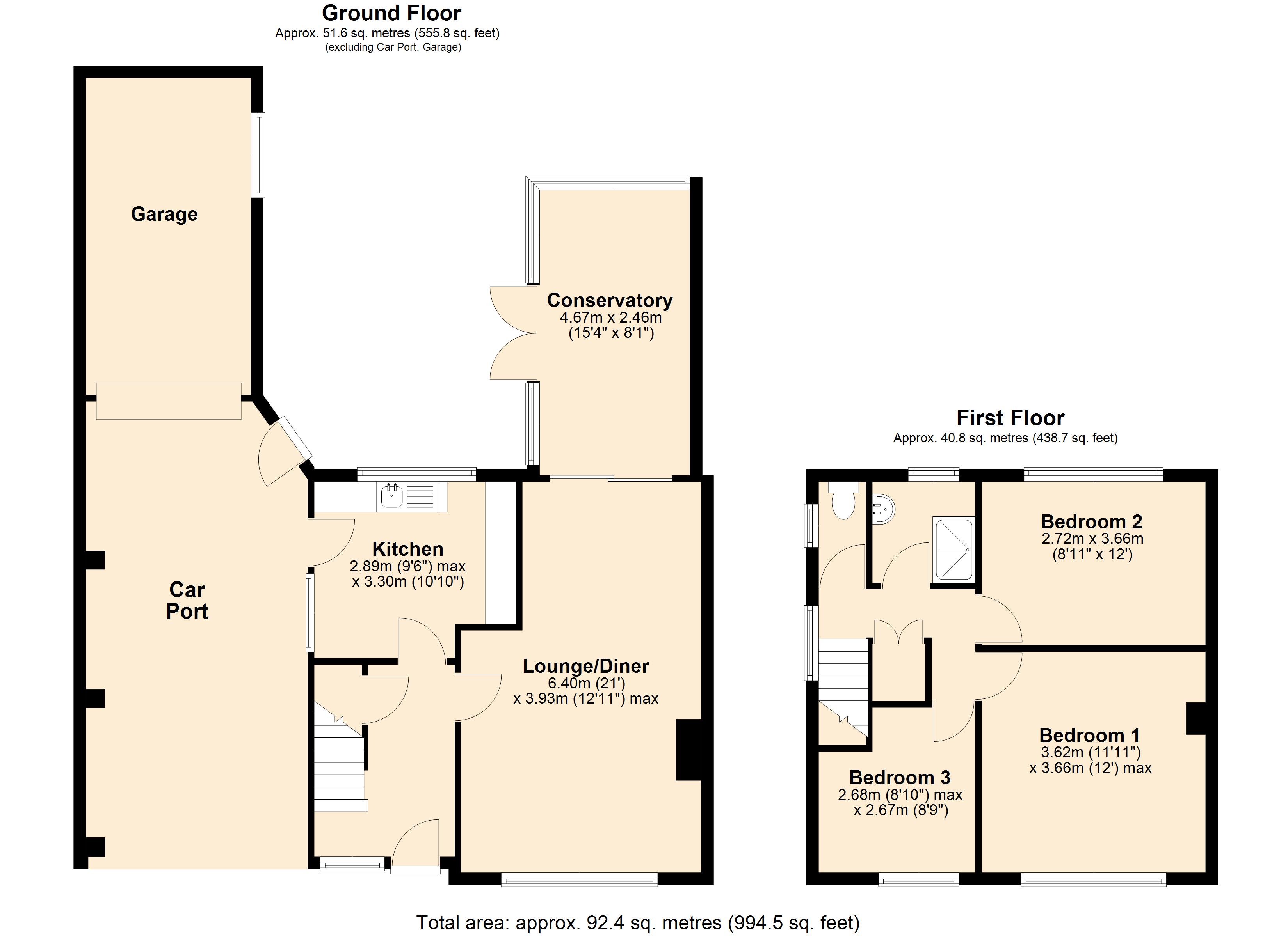 24, Charnwood Road, Wiltshire floorplan