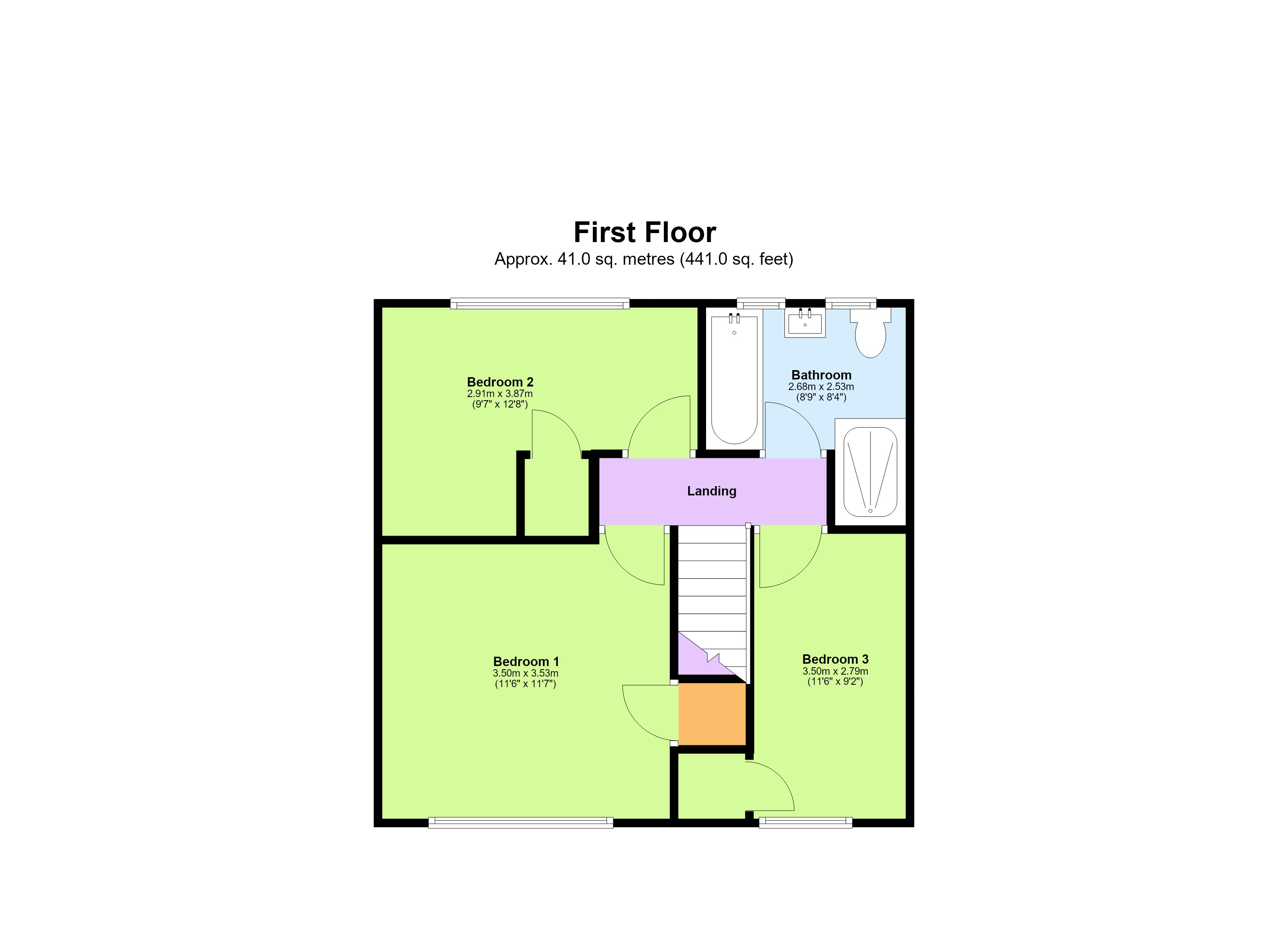 348, Galley Hill, Hertfordshire floorplan