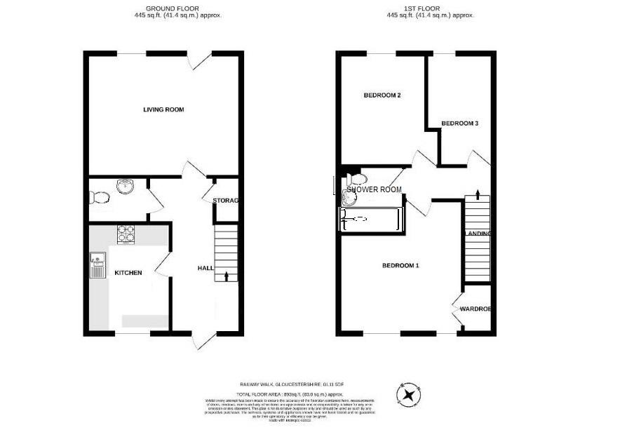 8, Railway Walk, Dursley floorplan