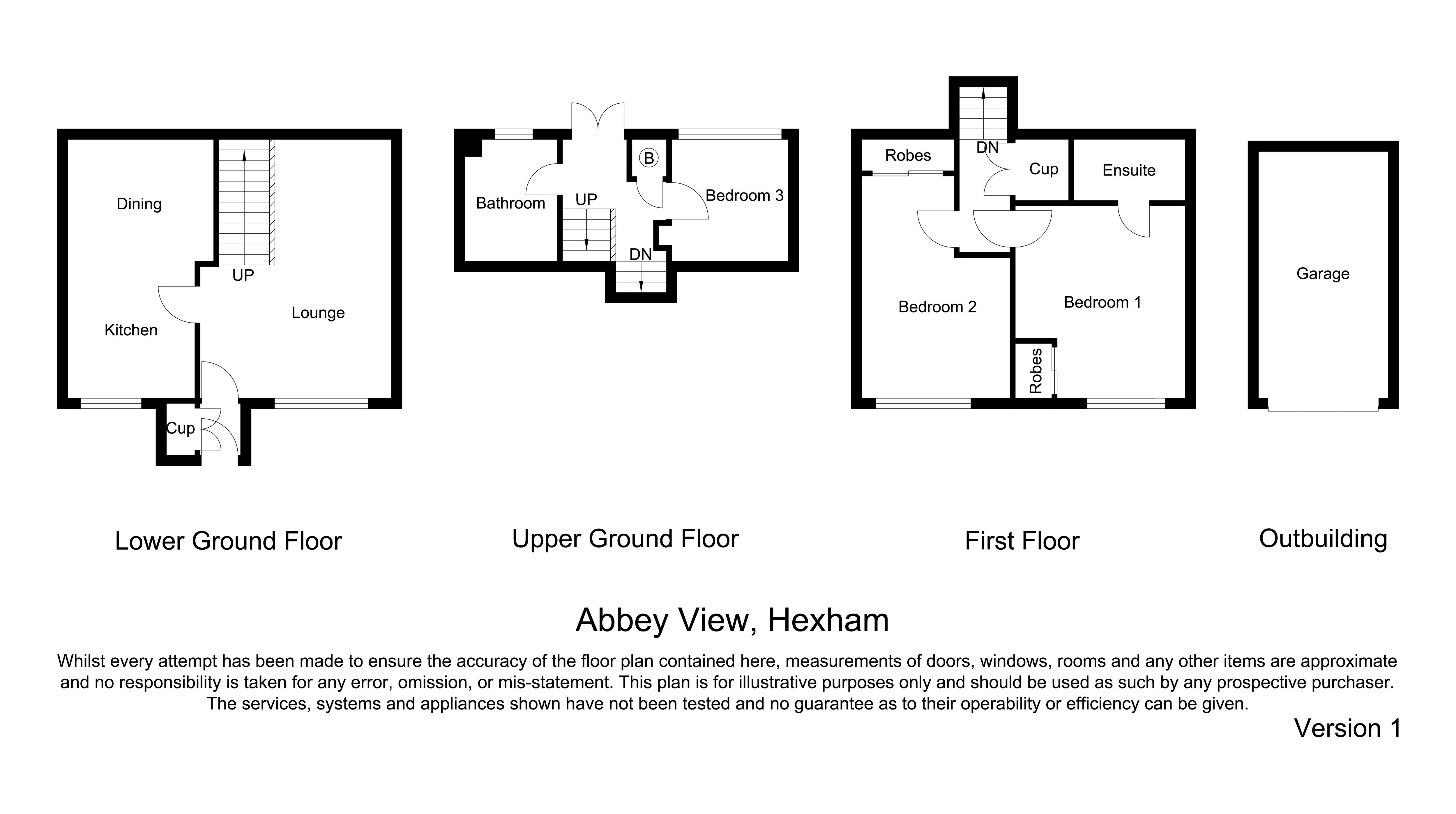 20, Abbey View, Hexham floorplan