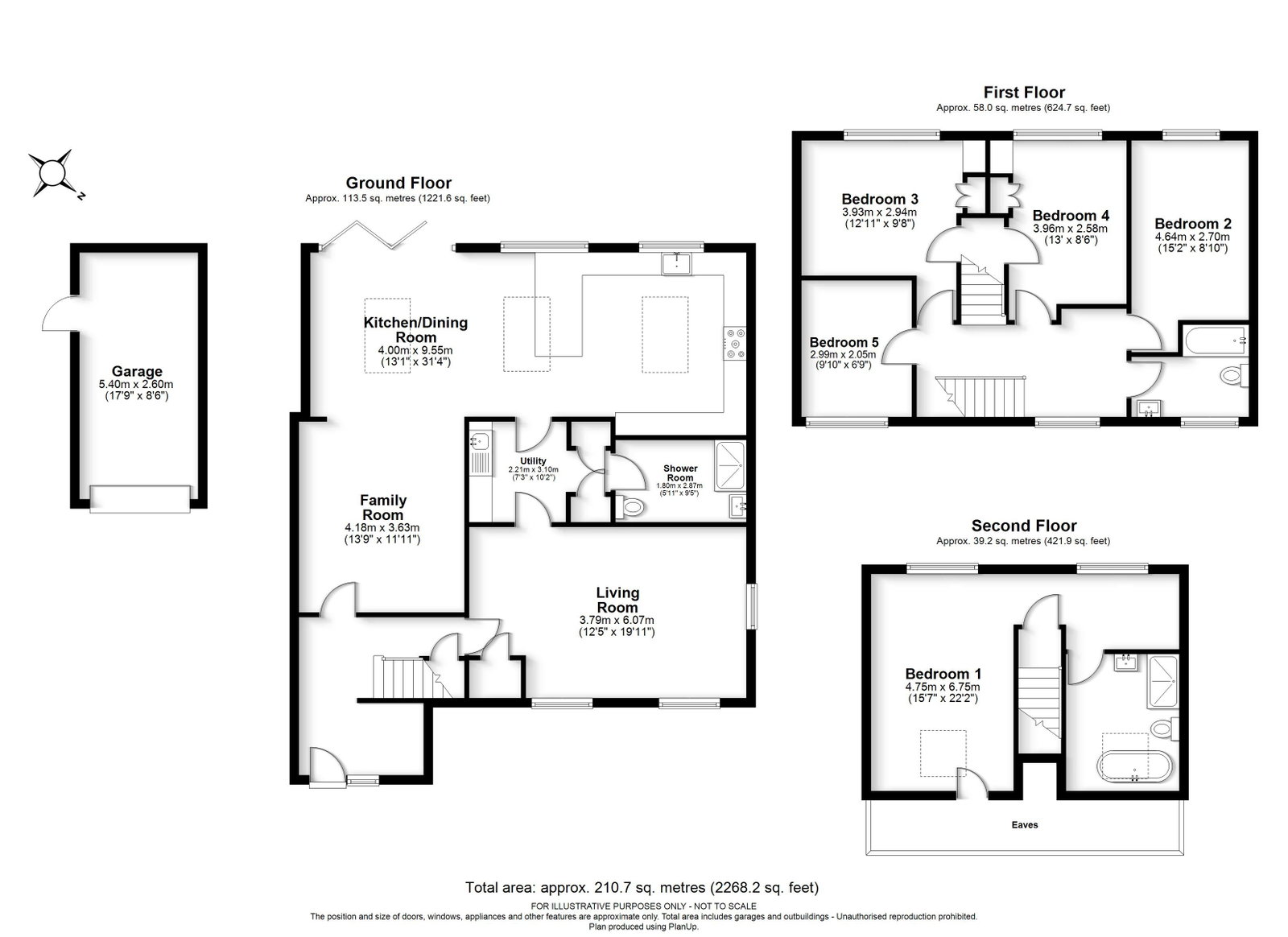 7, Robin Hood Drive, Bushey floorplan