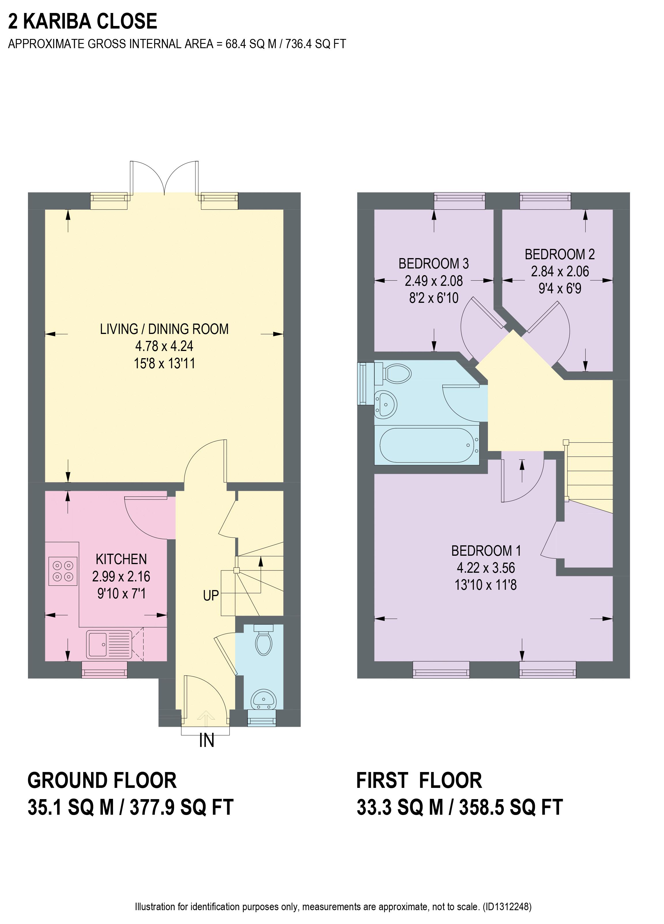 2, Kariba Close, Chesterfield floorplan