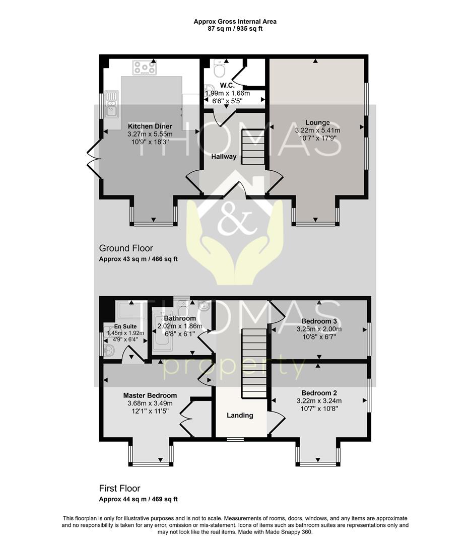 2, Hidcote Road, Gloucester floorplan
