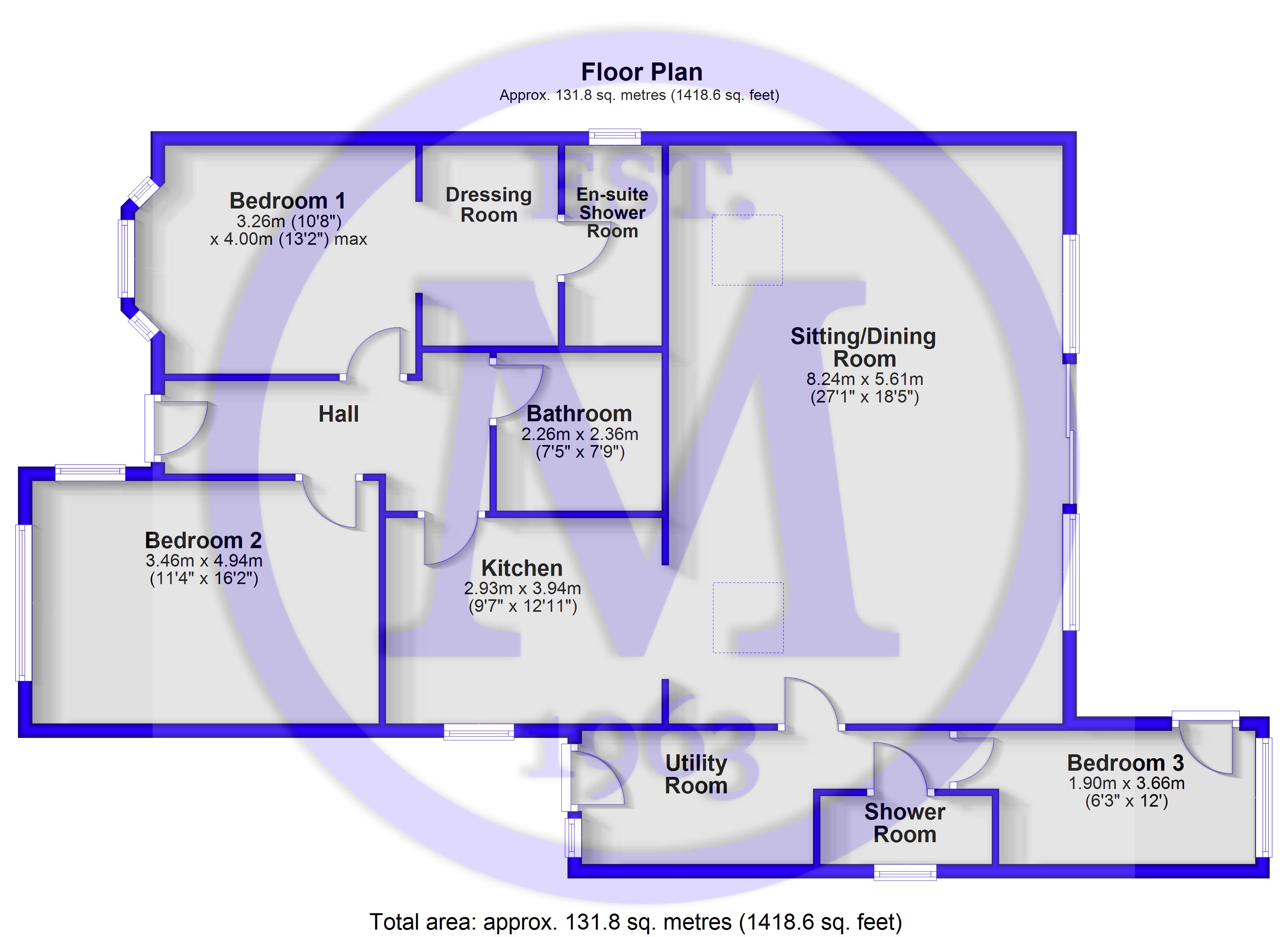 22, Hazelwood Avenue, Hampshire floorplan