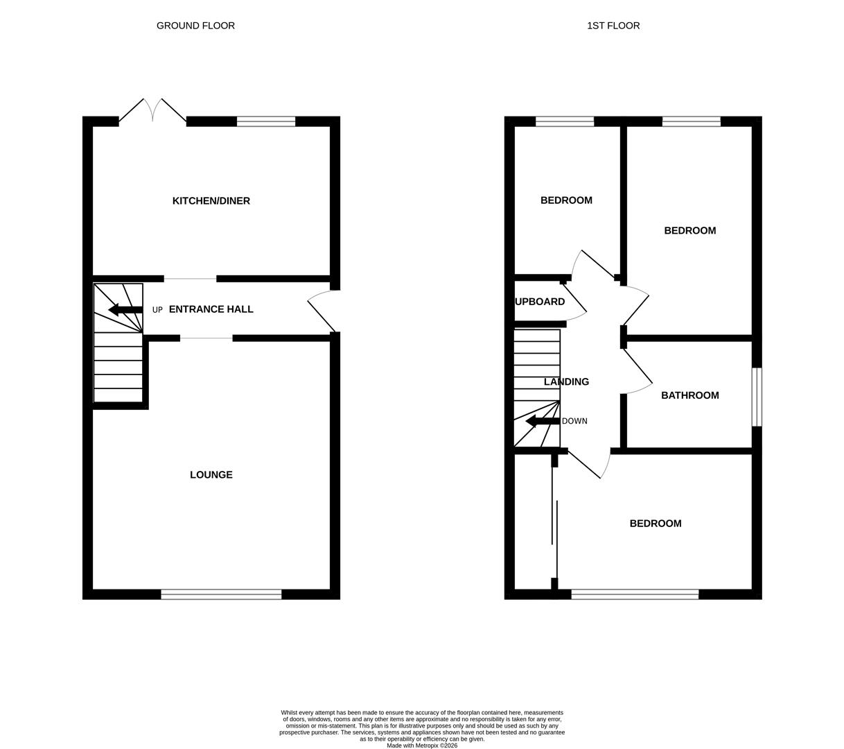 31, Meadow Gardens, Norwich floorplan