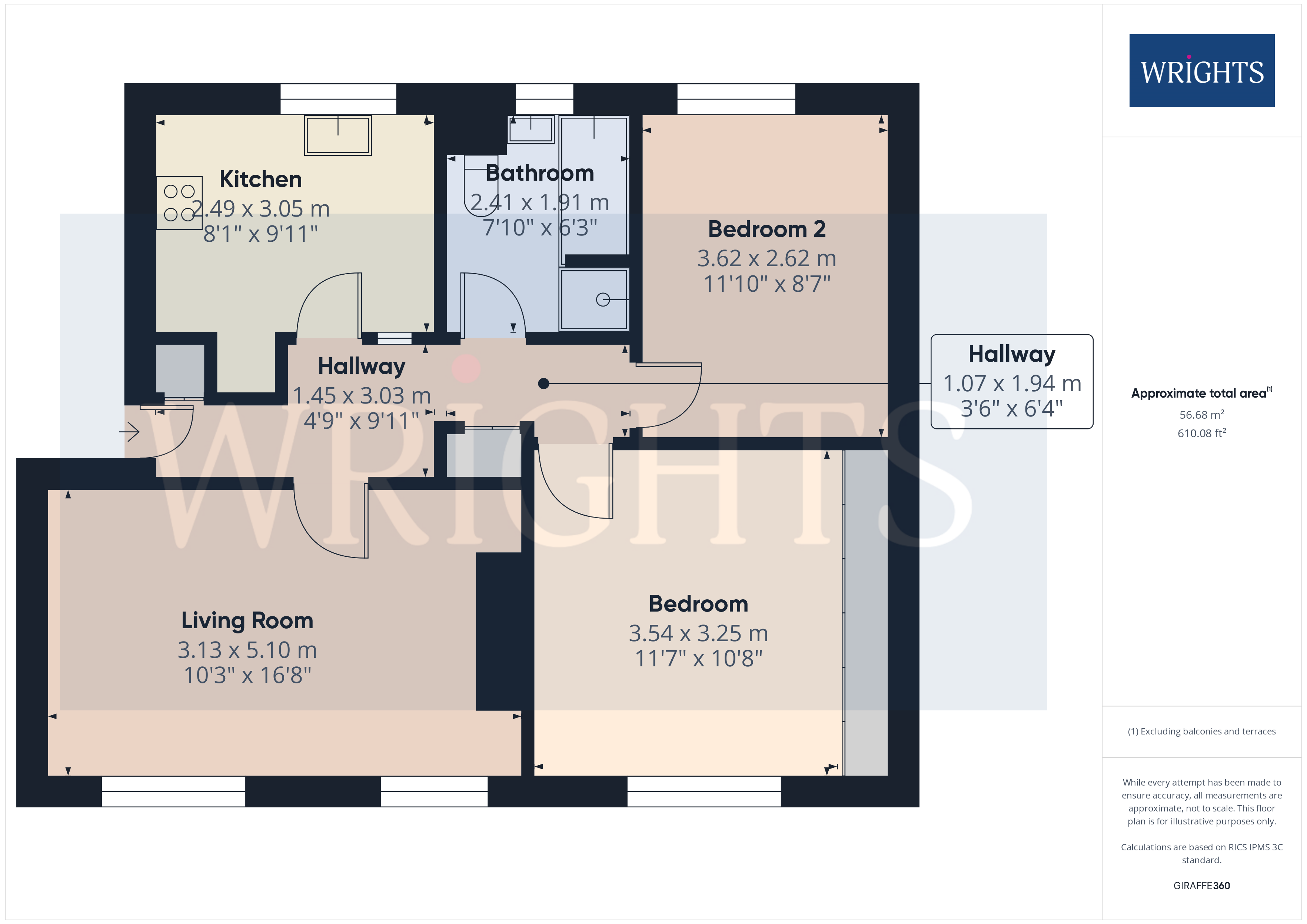97, HARWOOD HILL, WELWYN GARDEN CITY floorplan
