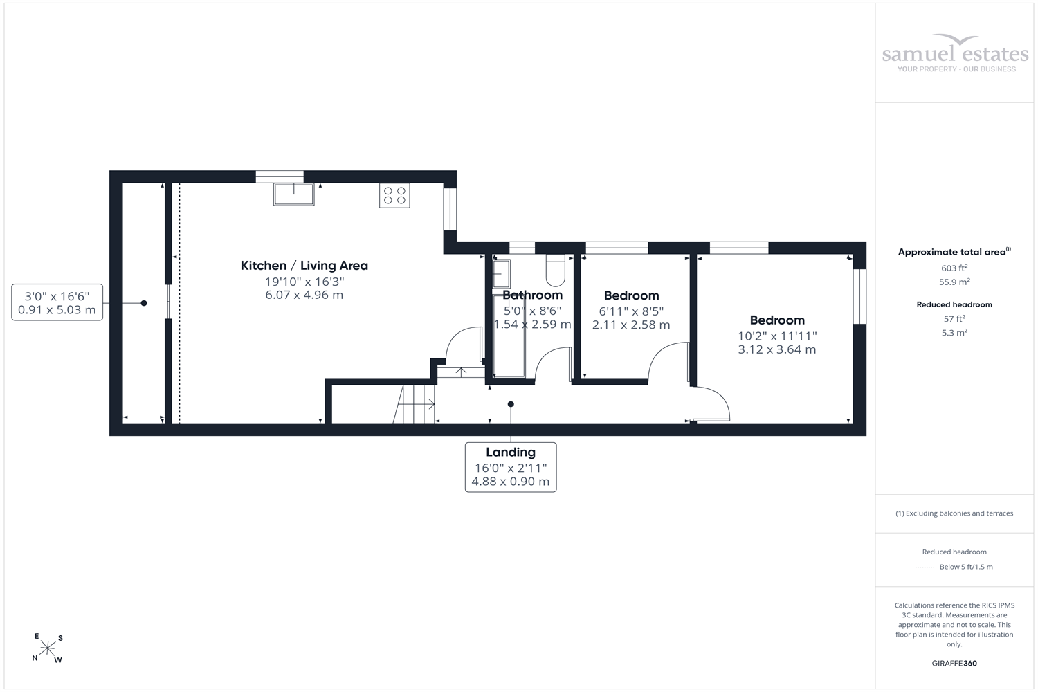 Clifton Road, London floorplan