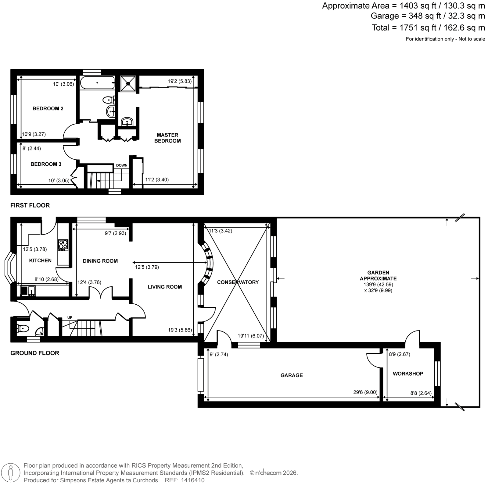 14, The Crofts, Shepperton floorplan