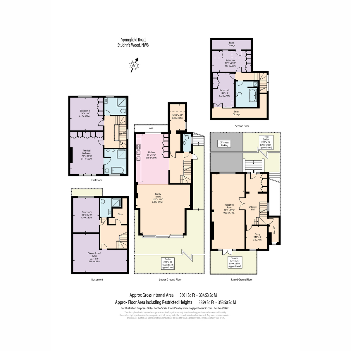 Springfield Road, London, NW8 floorplan