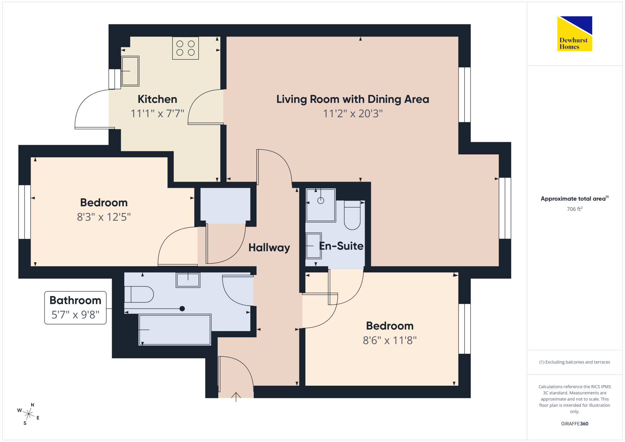 Apartment 18, Old School Square, Preston floorplan