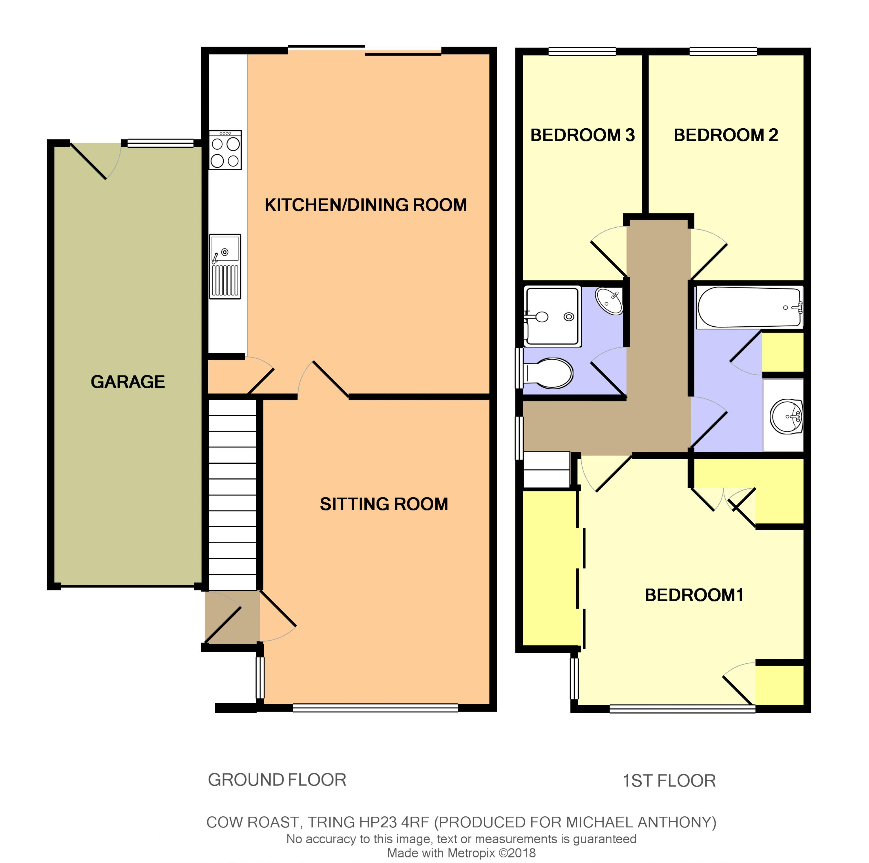 3 Bedrooms Semi-detached house for sale in Cow Roast, Tring HP23