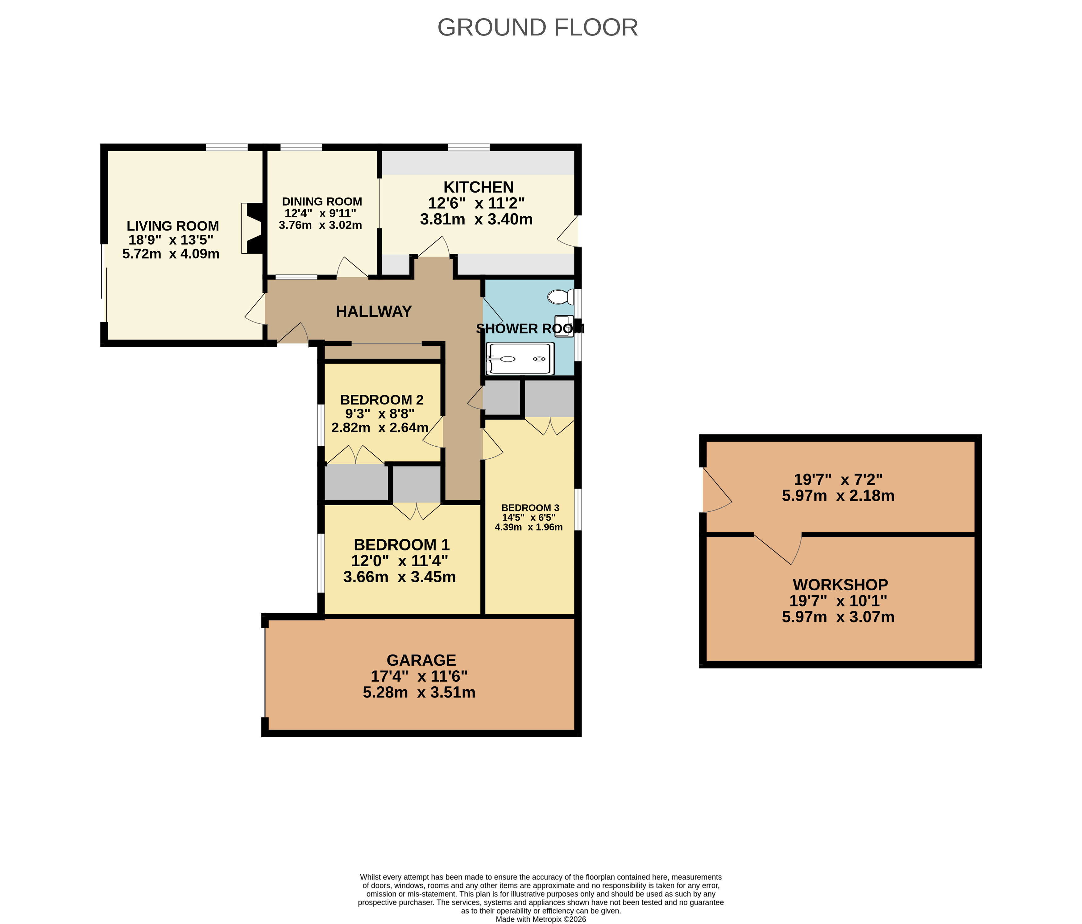 Meadow Park Burrington, Umberleigh Devon, Devon floorplan