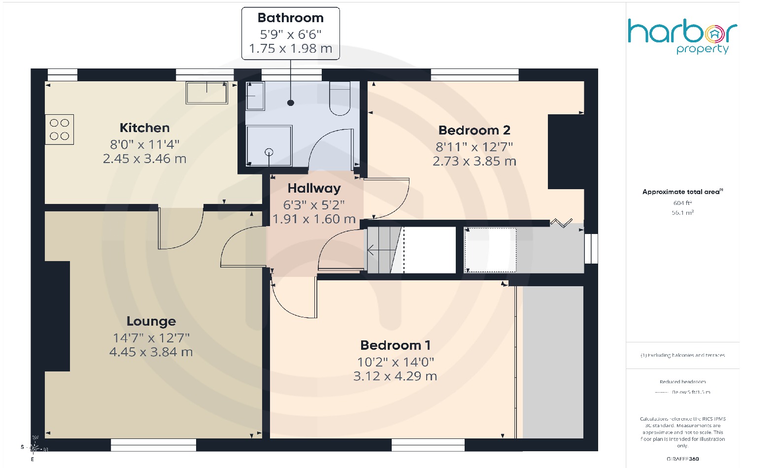 8 Threestonehill Avenue, Springboig, Glasgow floorplan