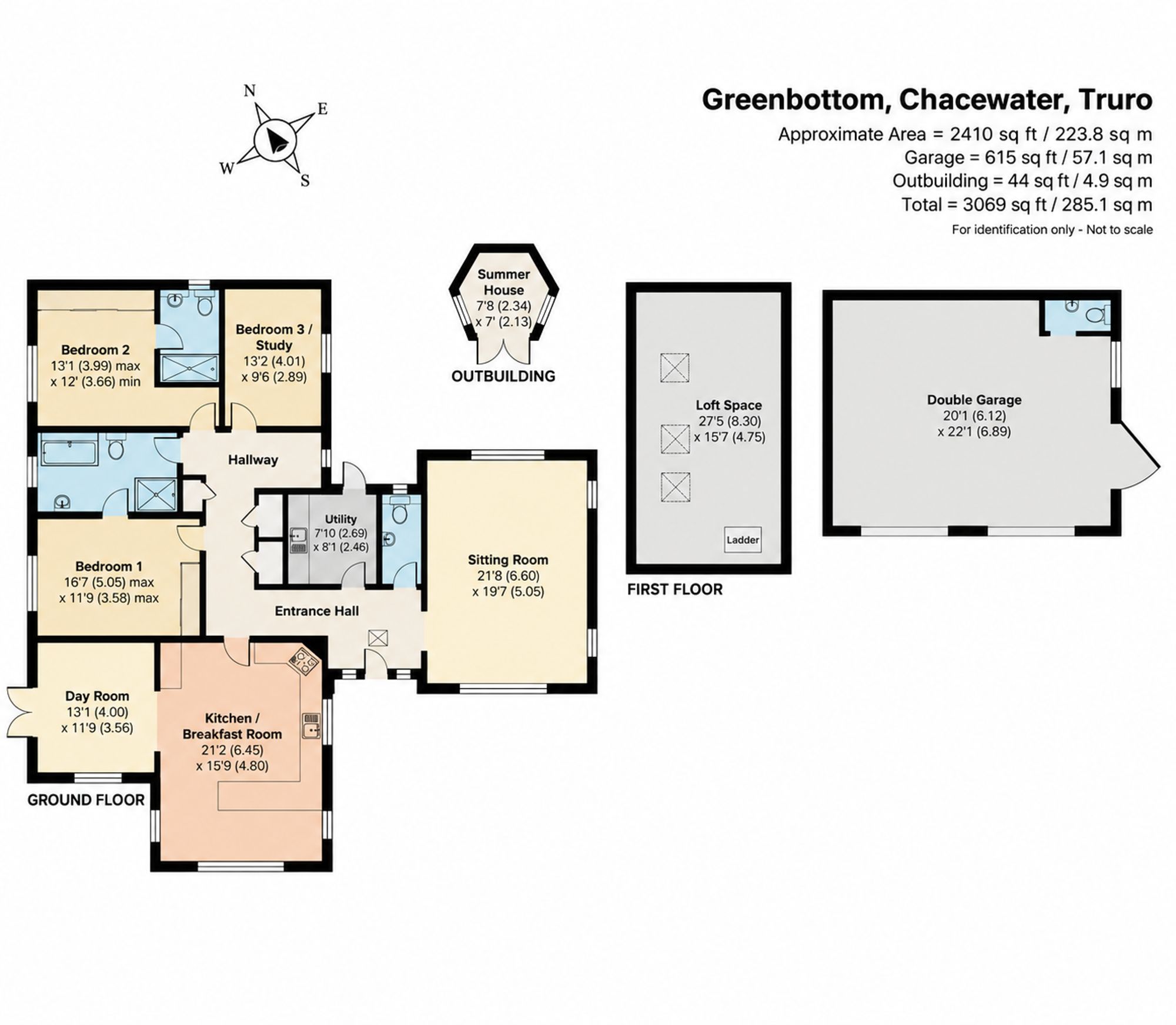 Seveock Sunset Greenbottom, Truro floorplan
