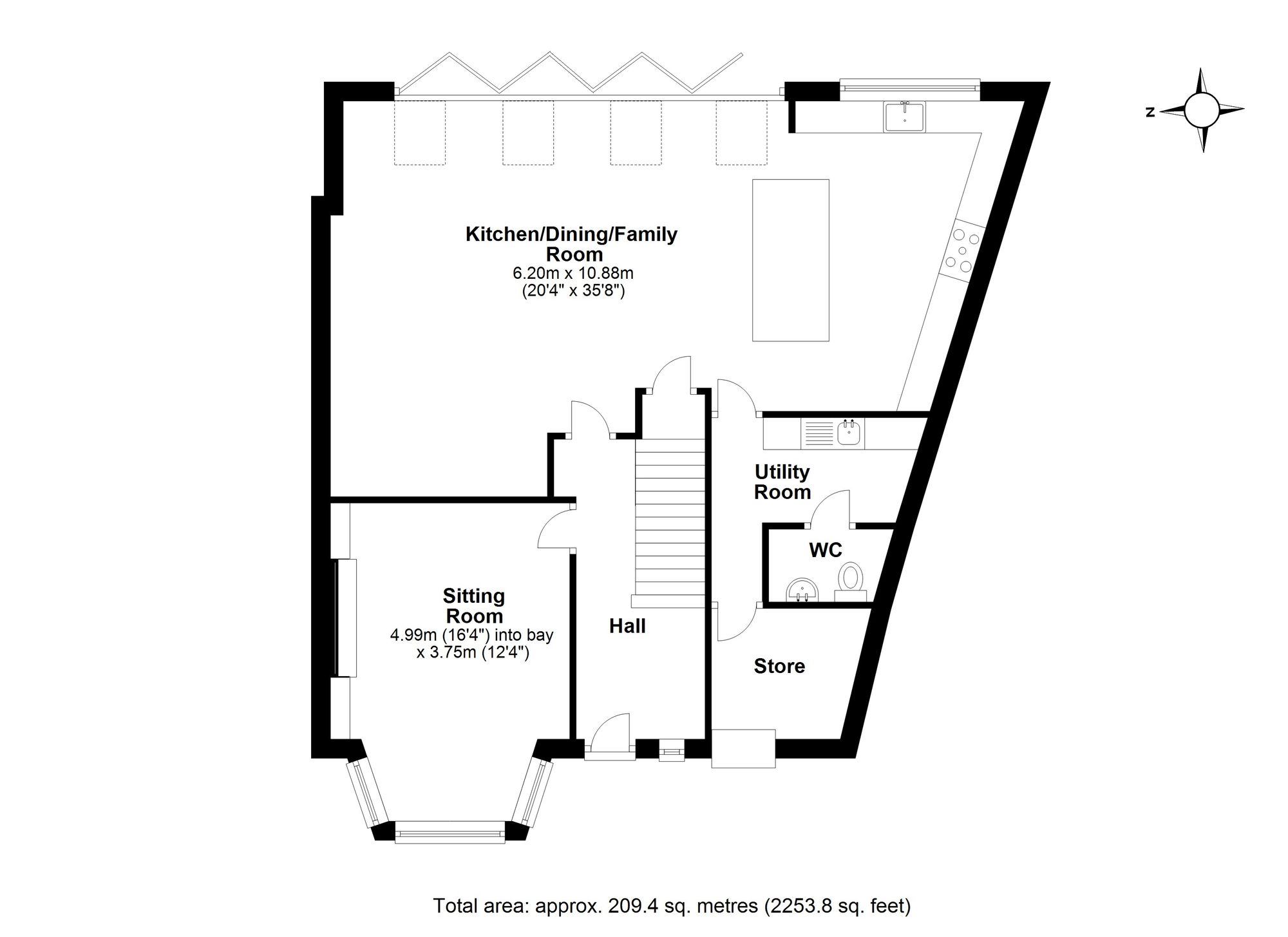 6 Wellburn Park, Newcastle Upon Tyne floorplan