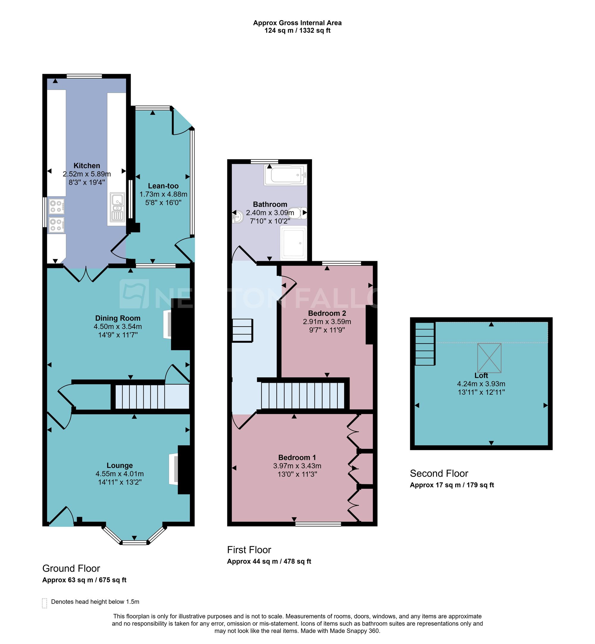 82 Copson Street, Ibstock floorplan