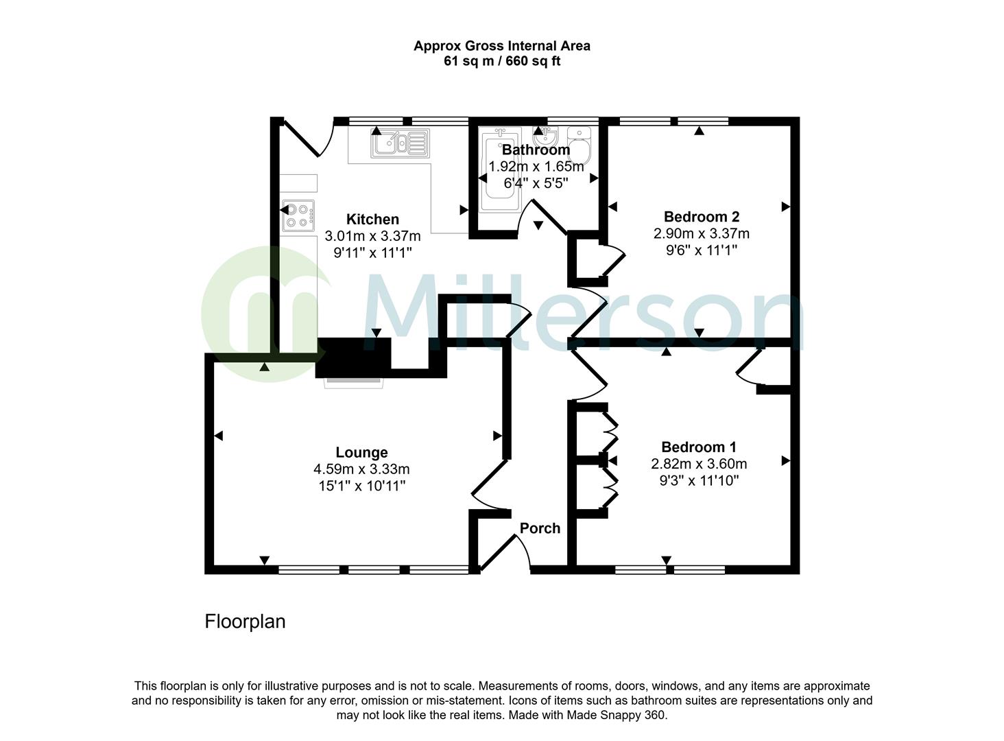 5, Elizabeth Road, St. Austell floorplan