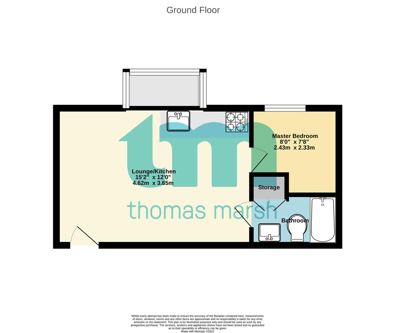 106, Conway Gardens, Grays floorplan
