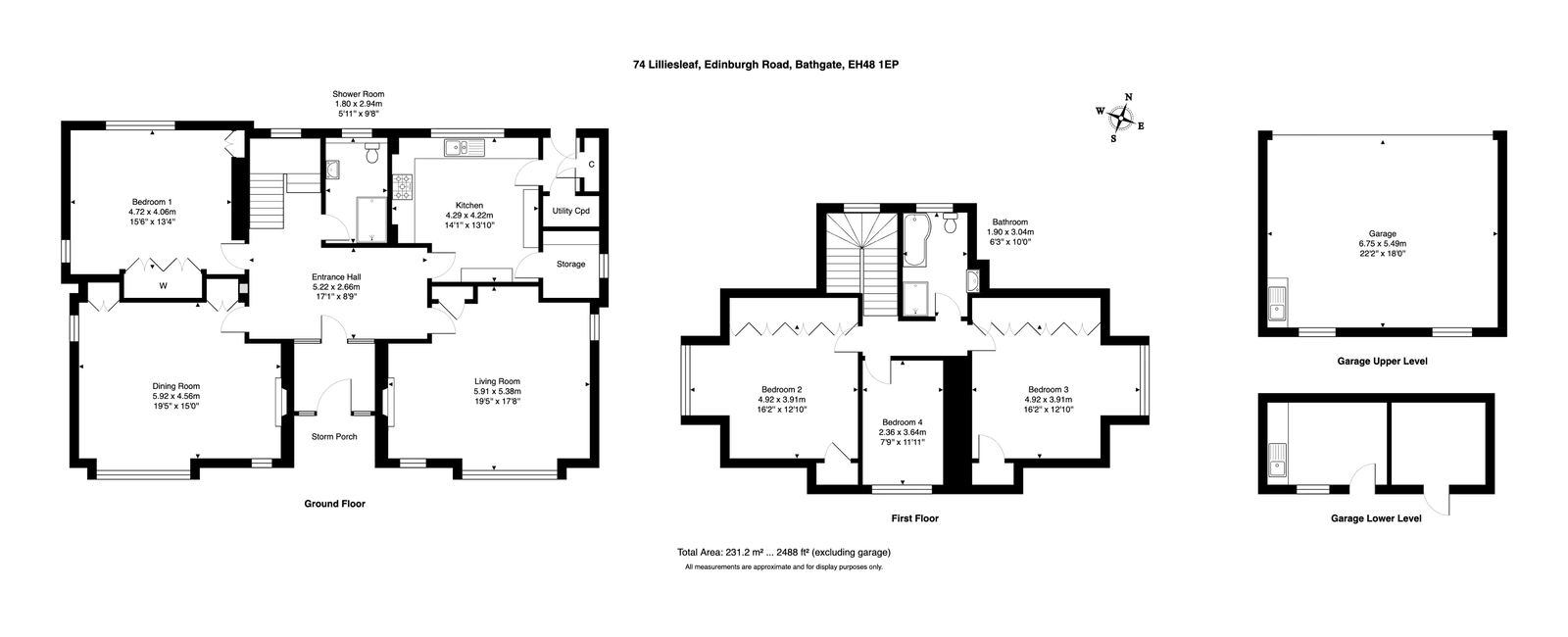 Lilliesleaf ,74, Edinburgh Road, Bathgate floorplan