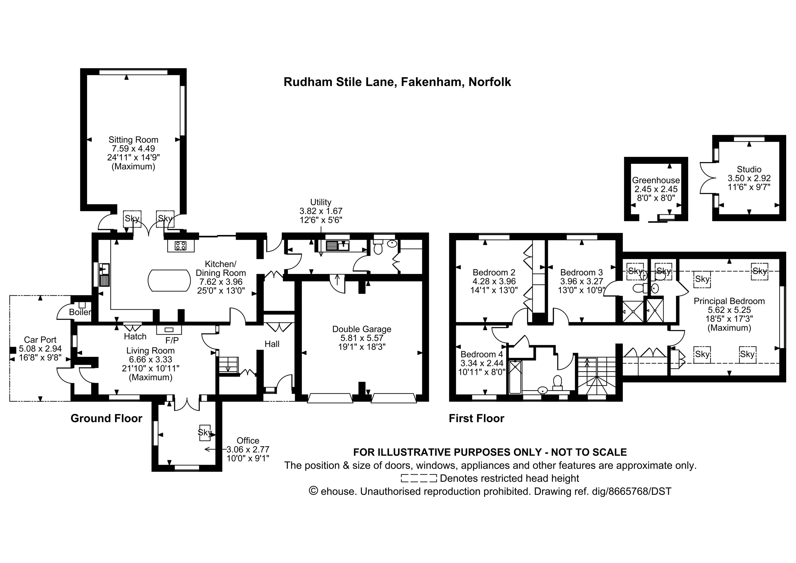 Broad Lawns, 5, Rudham Stile Lane, Fakenham floorplan