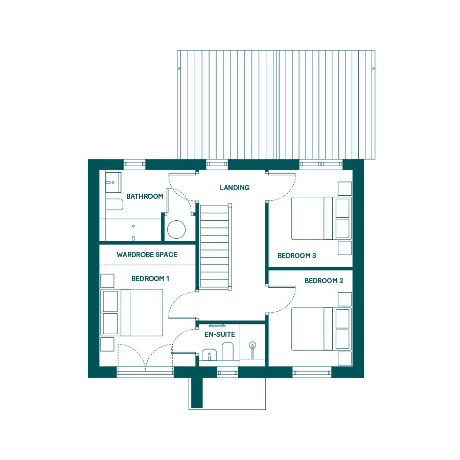 Plot 54, Westcott, Cathedral Meadows, Station Road, Durham floorplan