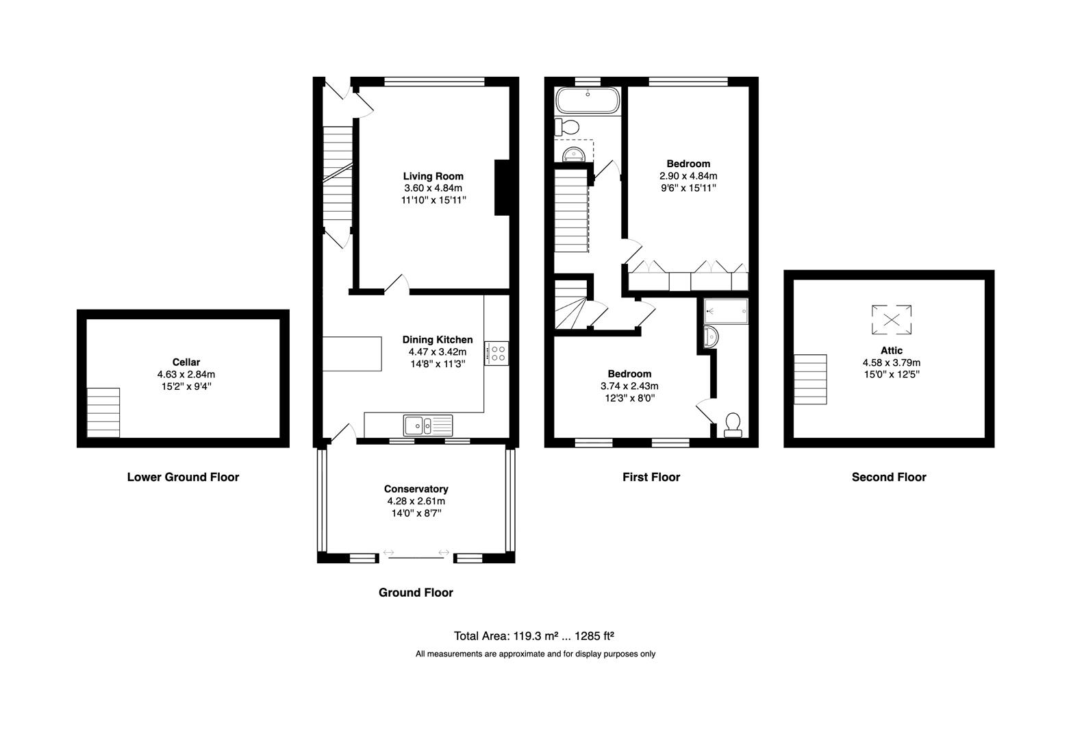 2, Apperley Lane, Leeds floorplan