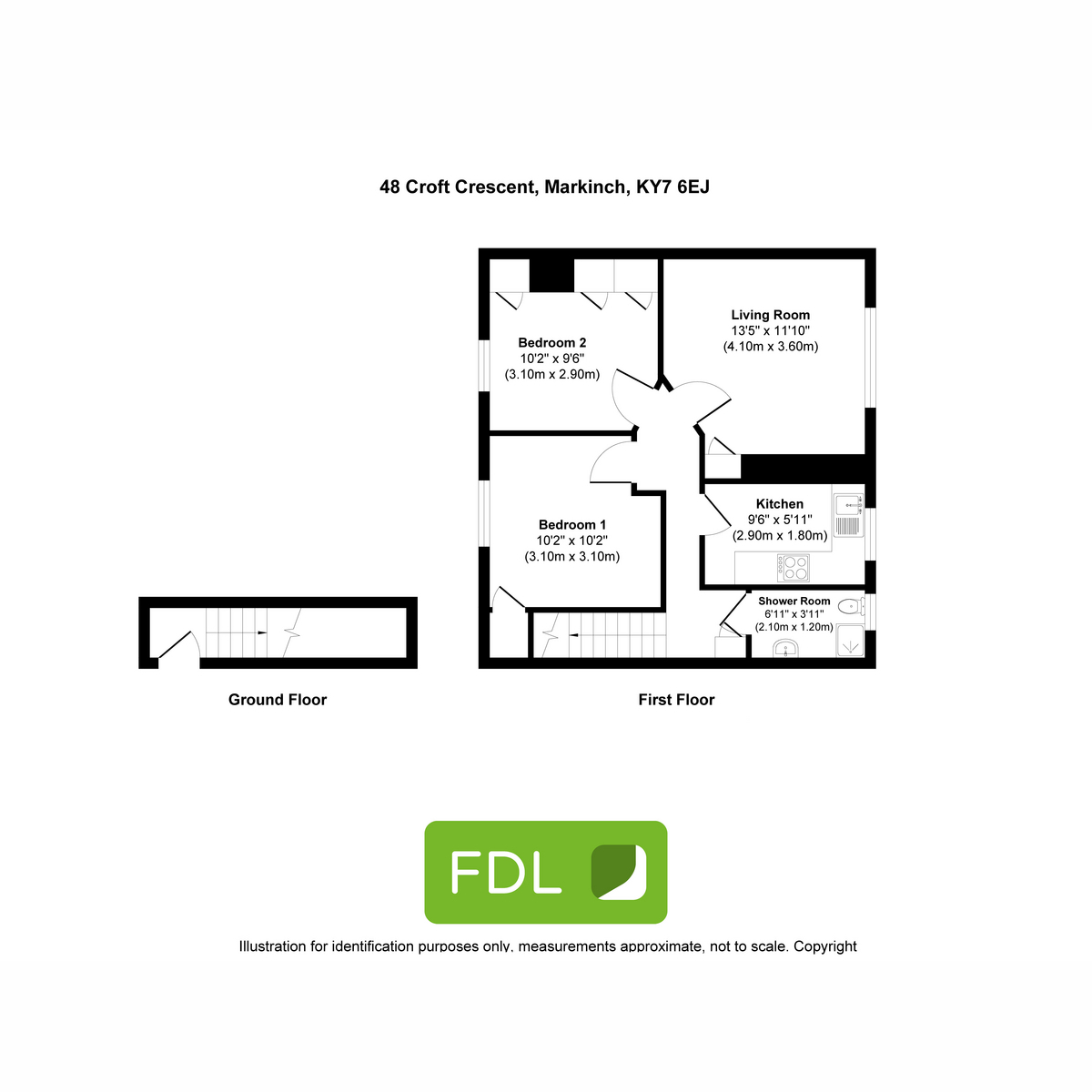 48, Croft Crescent, Glenrothes floorplan