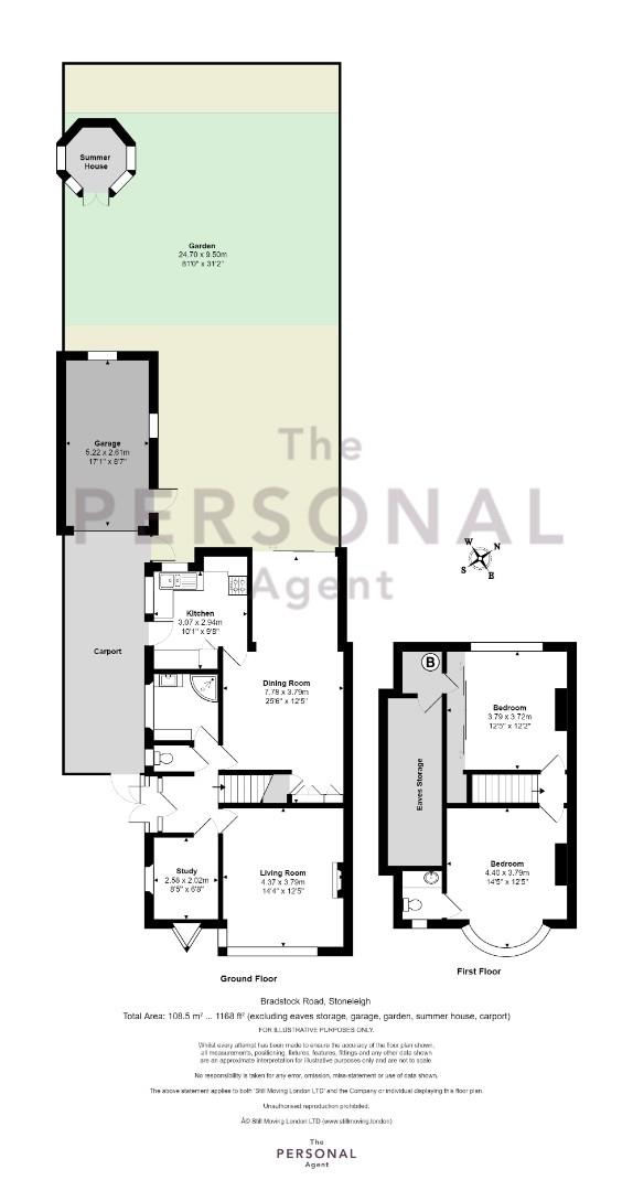 Bradstock Road, Stoneleigh, Epsom KT17, 3 bedroom semidetached house