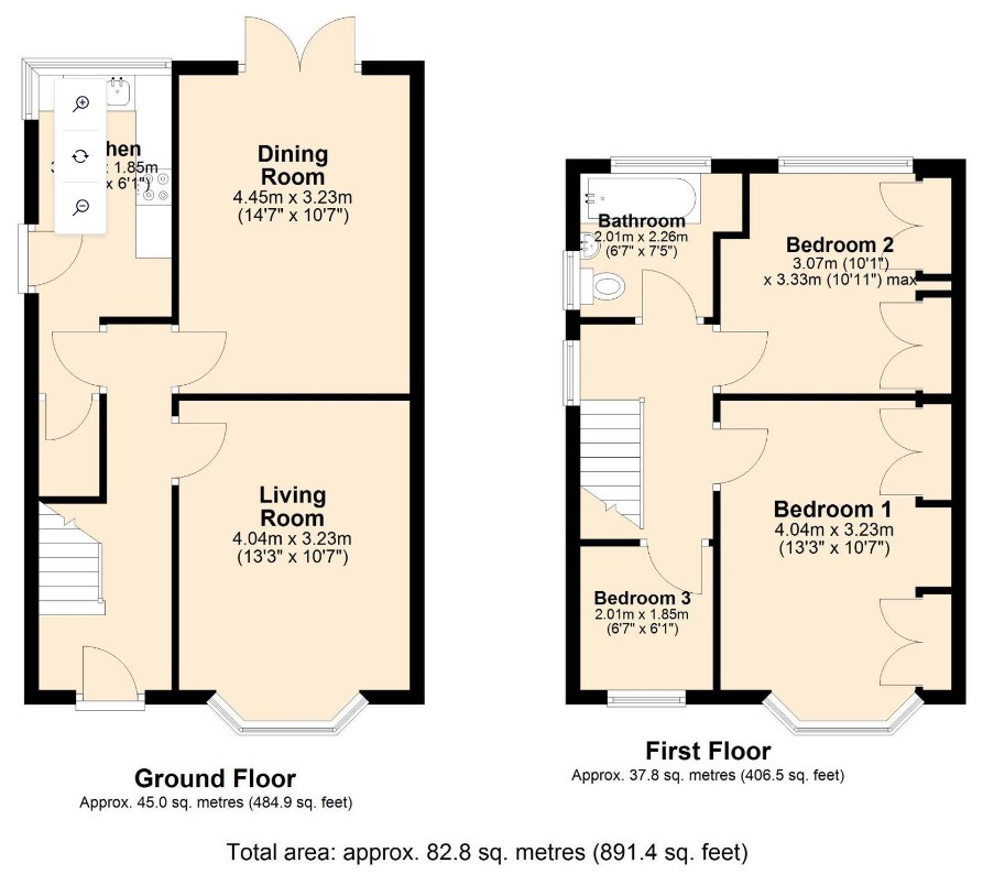 Cleveleys Avenue, Preston floorplan