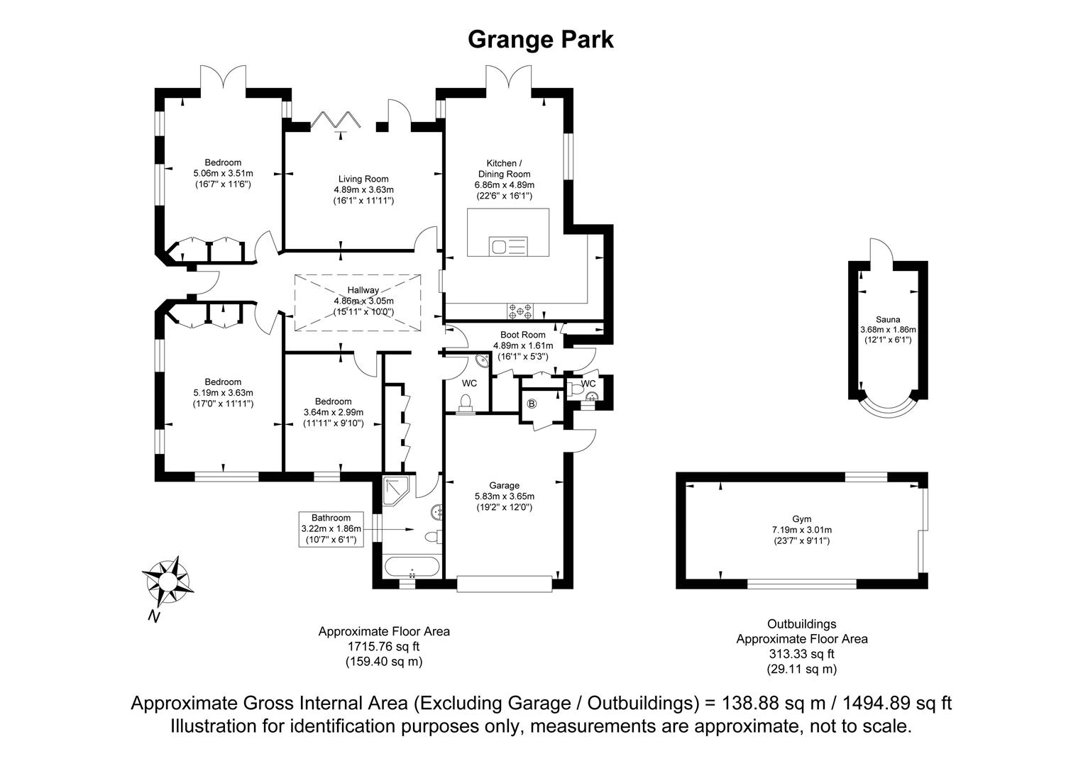 3, Grange Park, Worthing floorplan