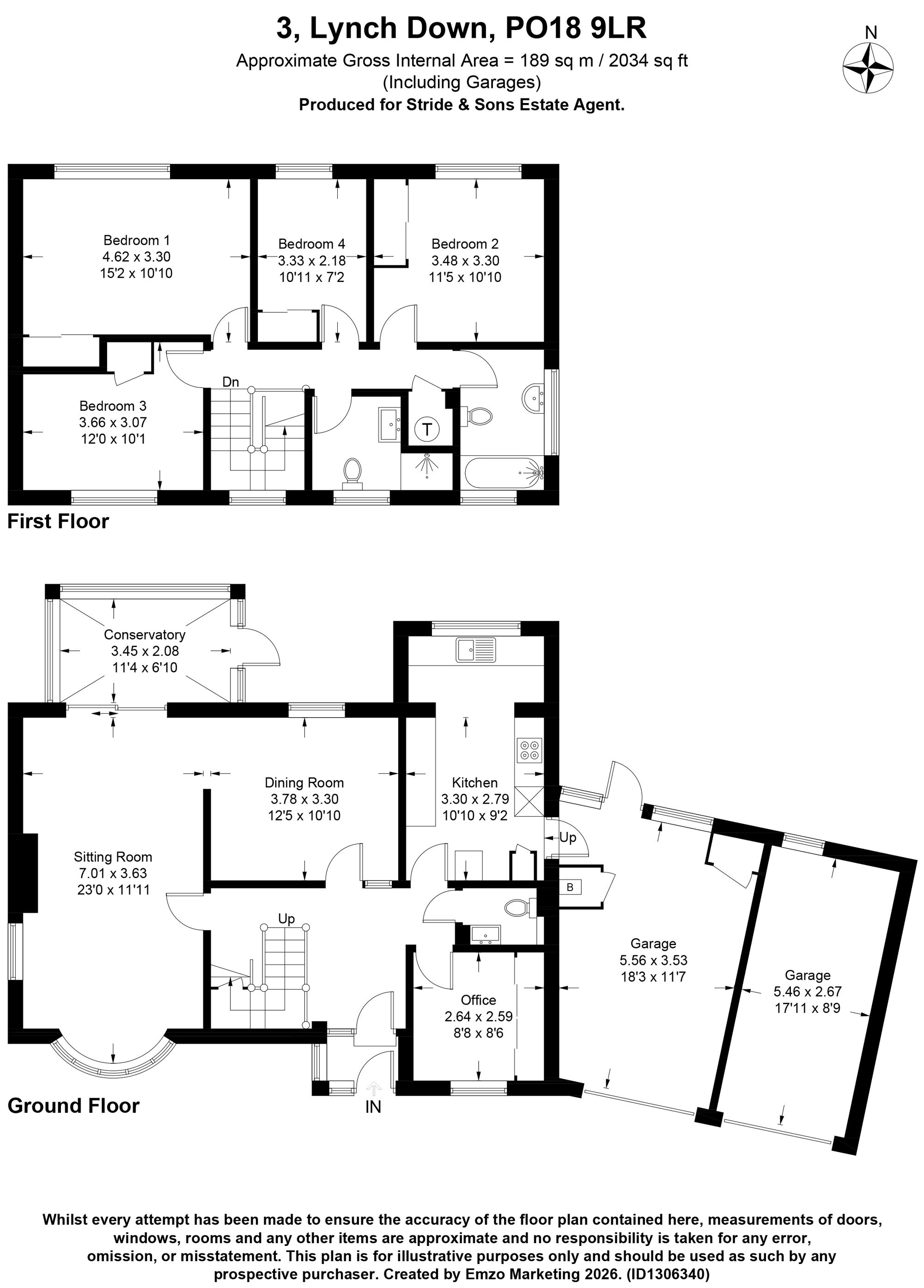 3, Lynch Down, Funtington, PO18 floorplan