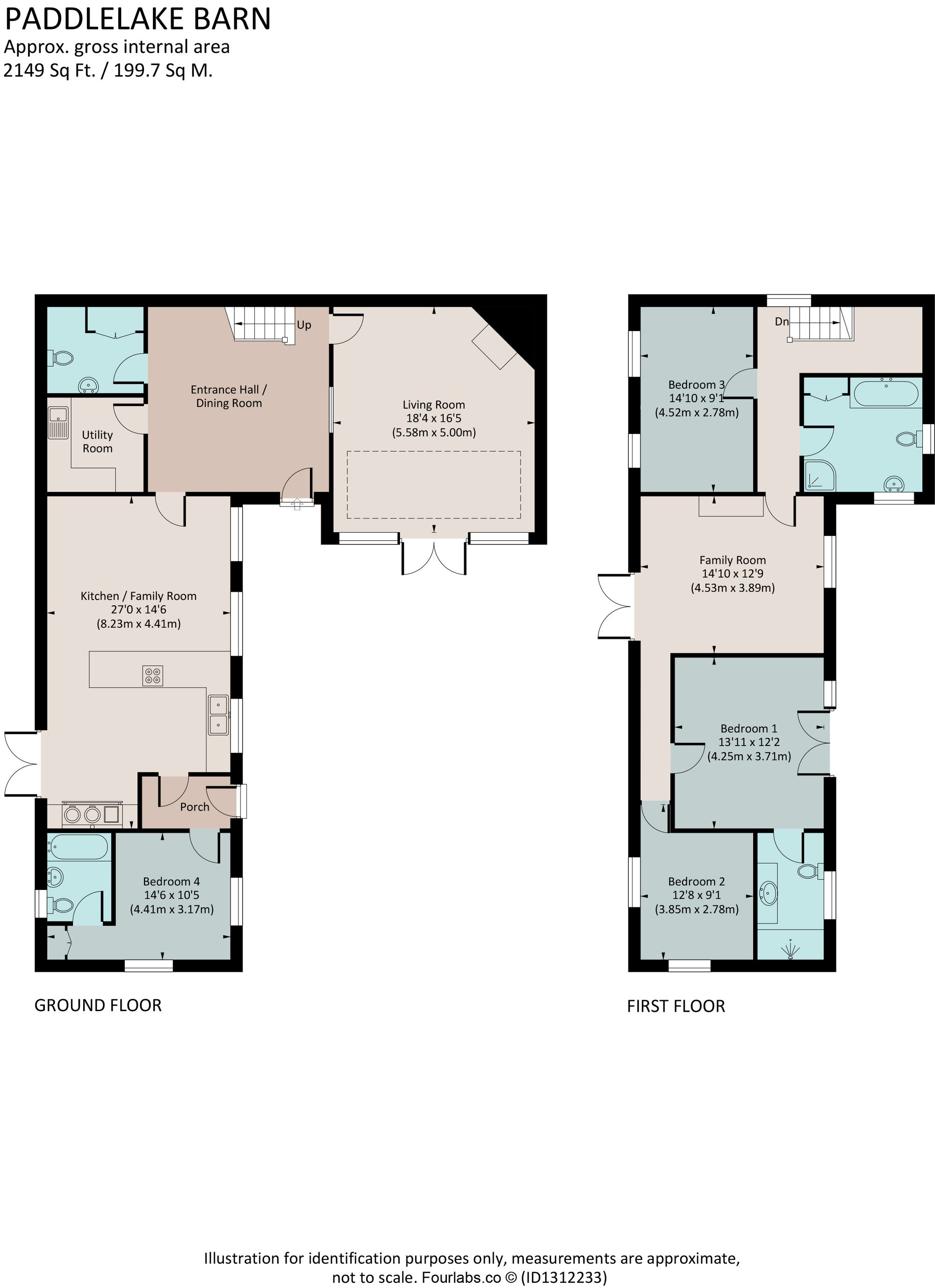 Paddlelake Barn, Dartmouth floorplan