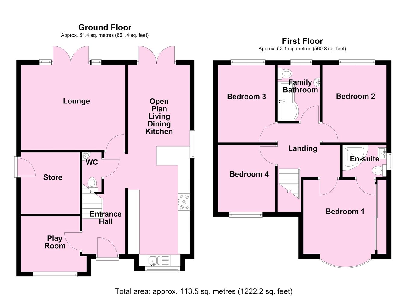 99, Devitt Way, Leicester floorplan
