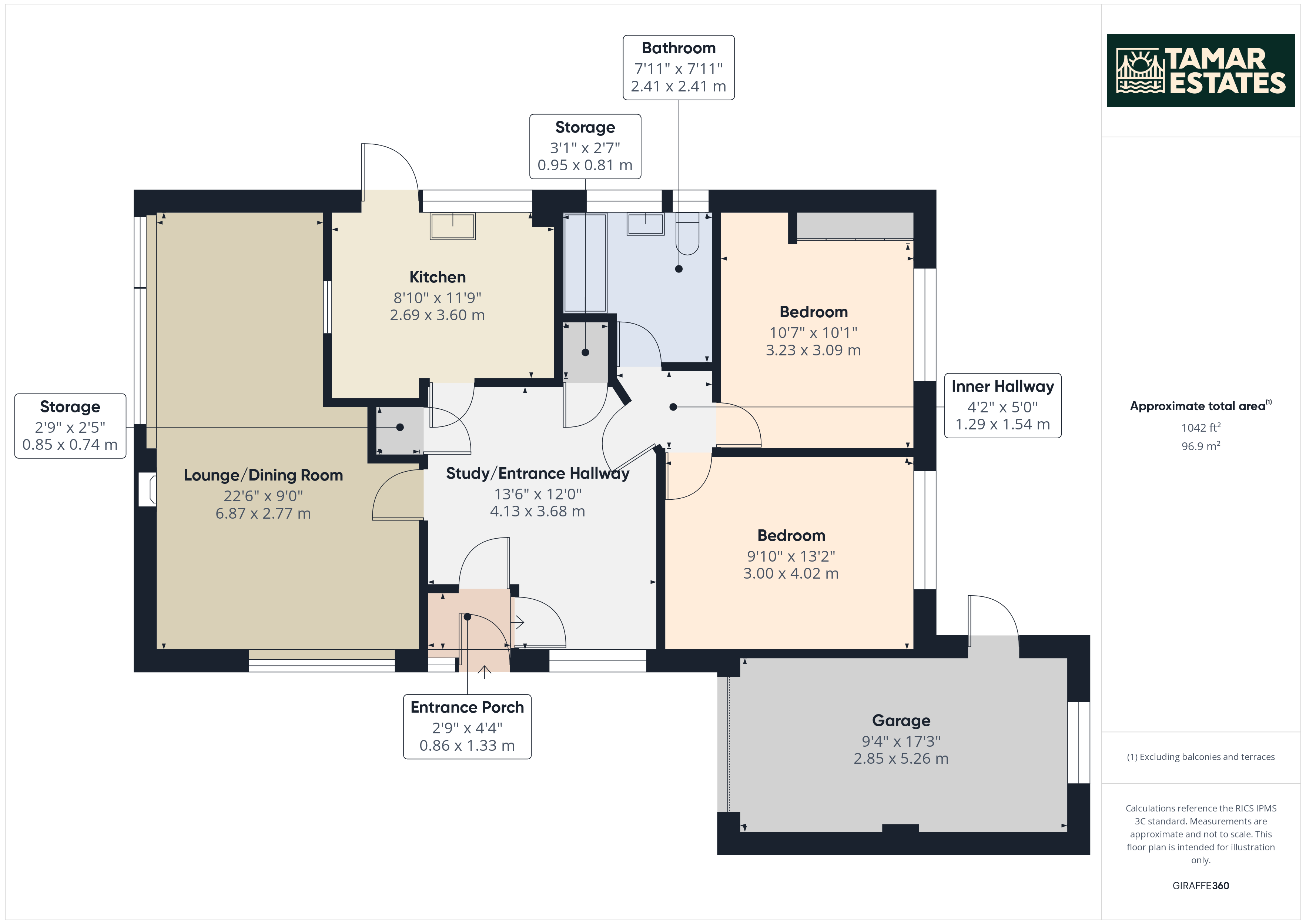 11, Valley View, Liskeard floorplan