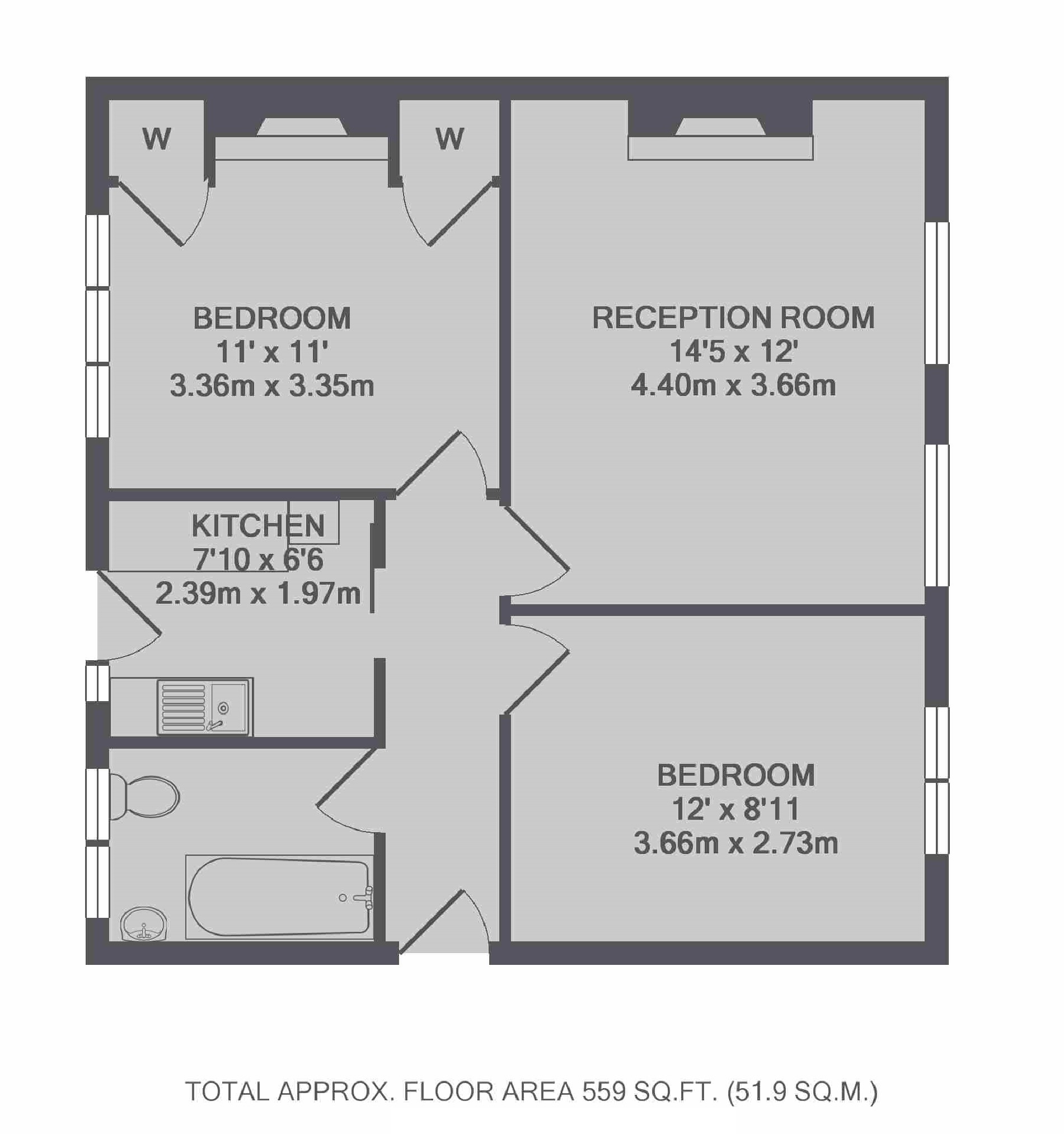 2 bed flat for sale in Whittlesey Street, London SE1 Zoopla